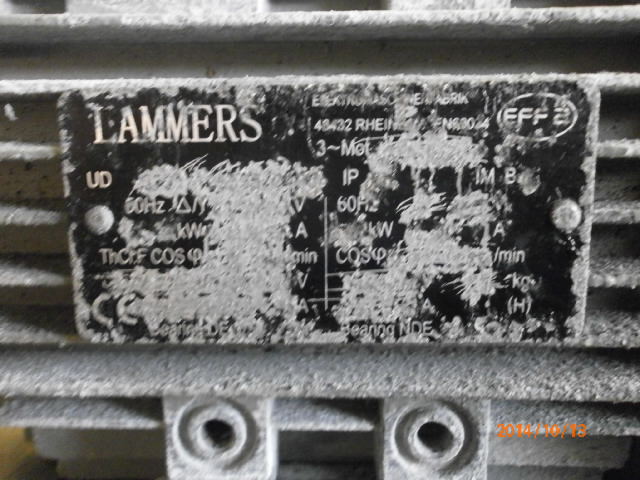 Villanymotor talpas 0,75kw Lammers - 3. kép