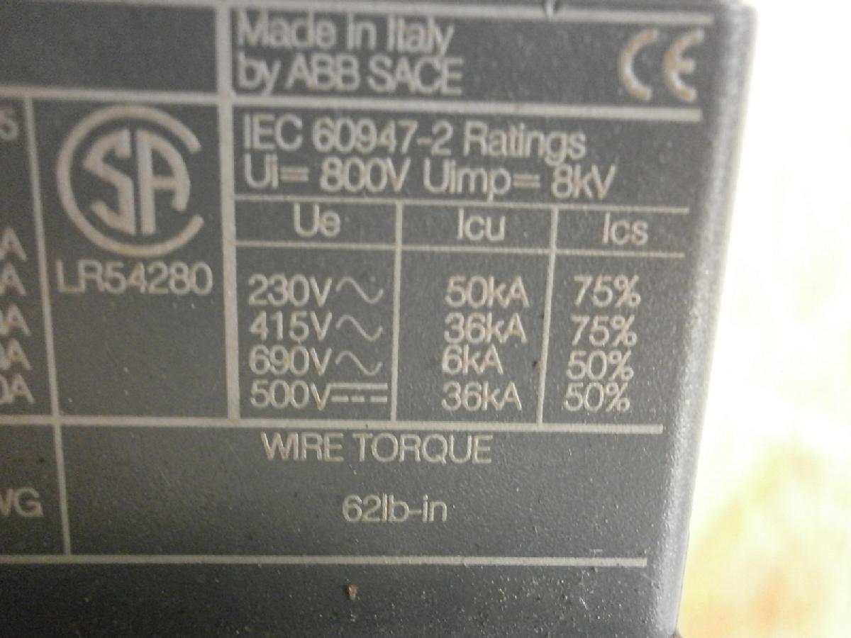 Kismegszakító biztosíték ABB akár 50A - 3. kép