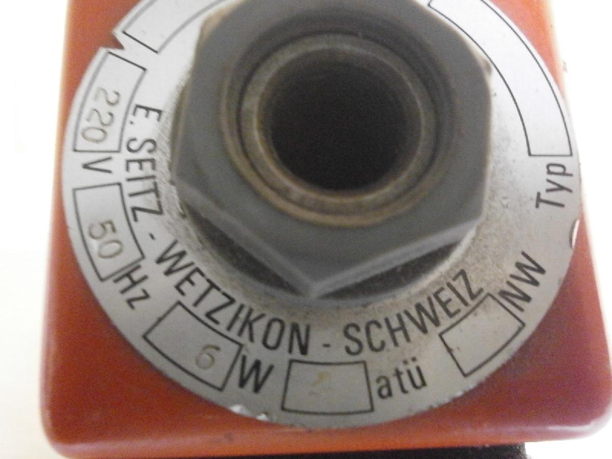 Mágnesszelep E. Seitz-Wetzikon *18 - 3. kép