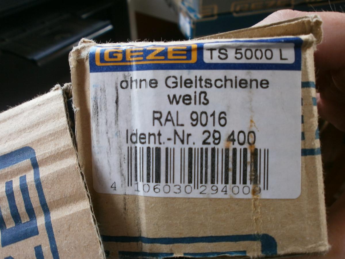 Geze Ts 5000 L Ajtócsukó csúszósín nélkül - 3. kép