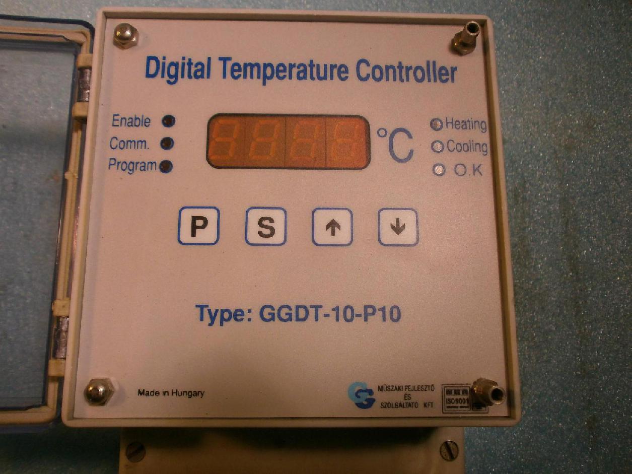 Hőfokszabályzó digitális kijelzővel GG Kft - 2. kép