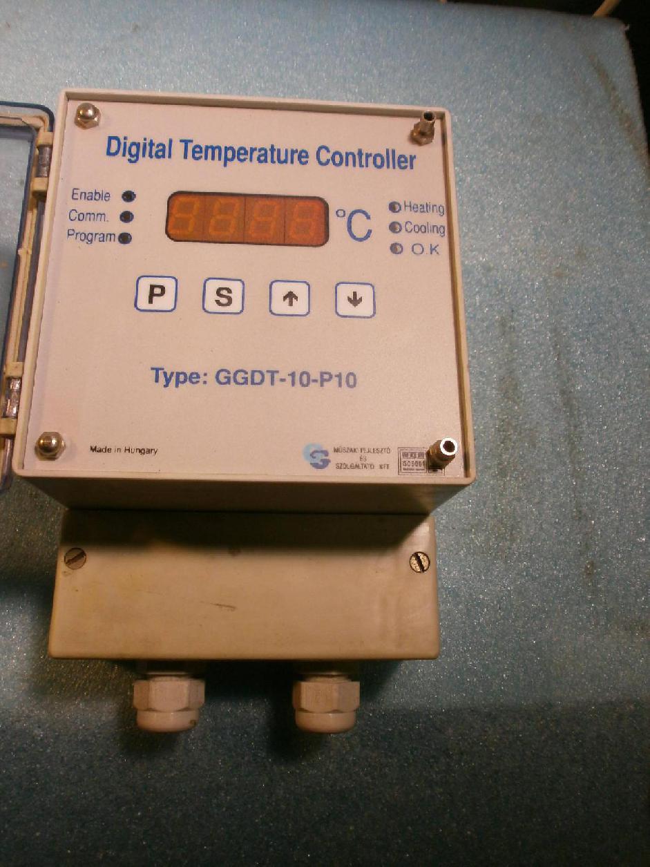 Hőfokszabályzó digitális kijelzővel GG Kft - 3. kép