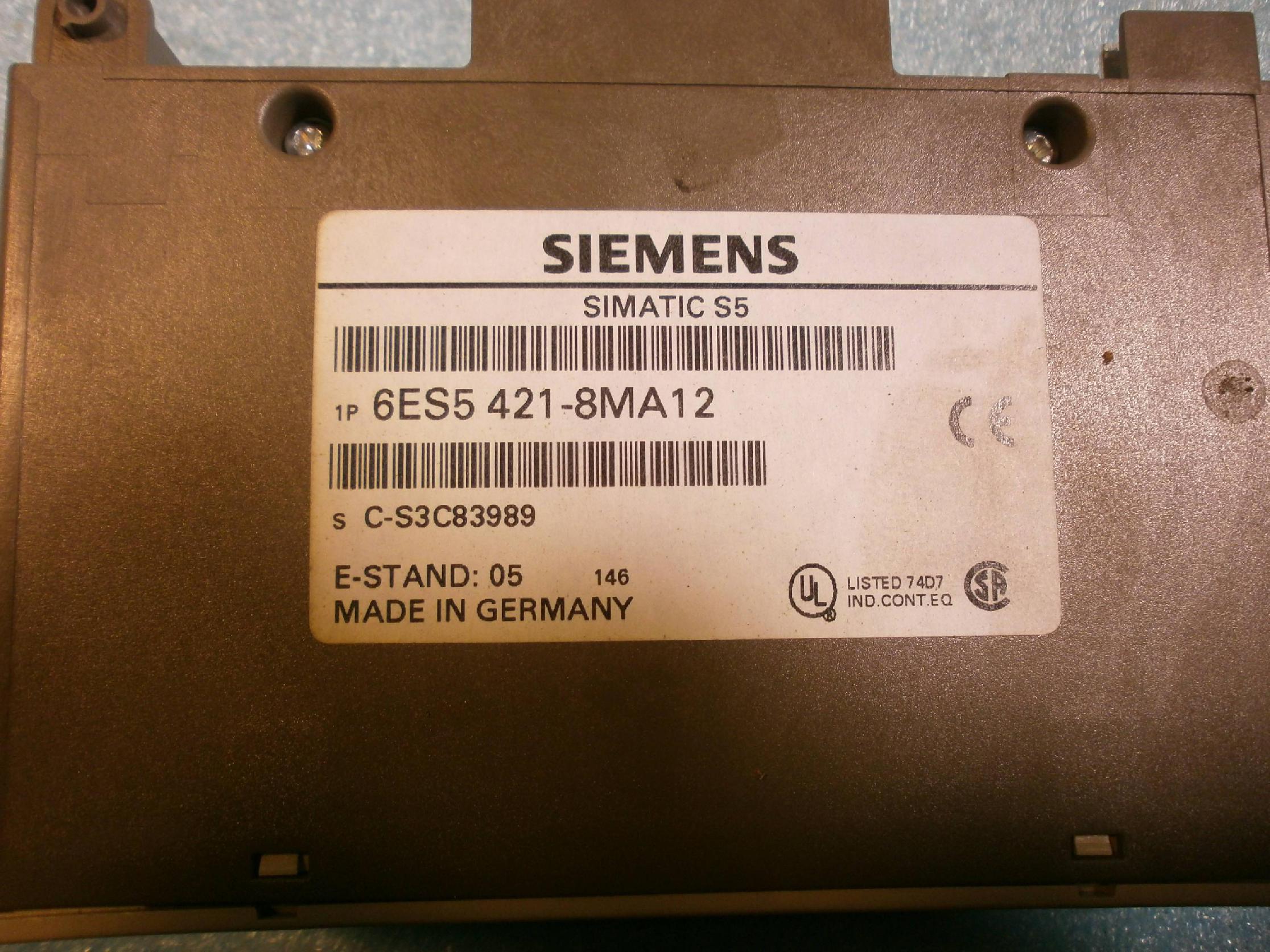 Siemens Simatic S5 digitális input plc bemeneti egység - 2. kép