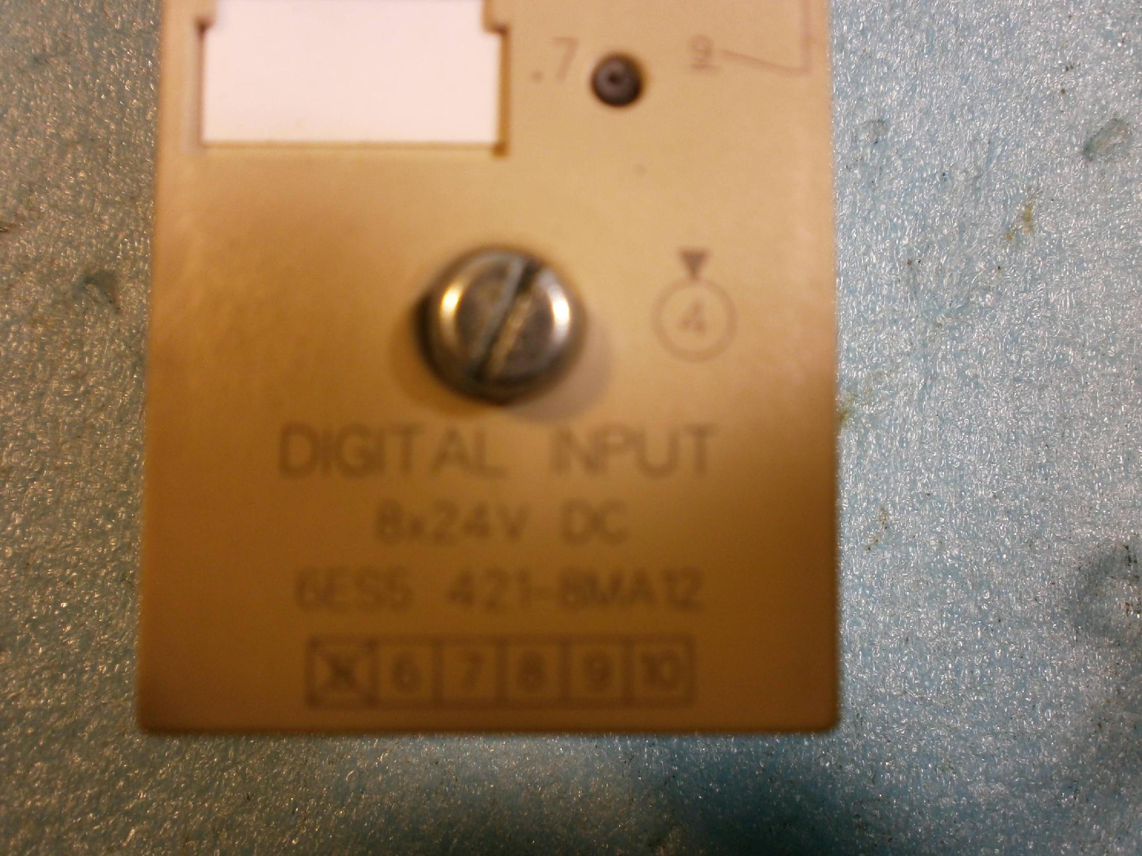 Siemens Simatic S5 digitális input plc bemeneti egység - 3. kép