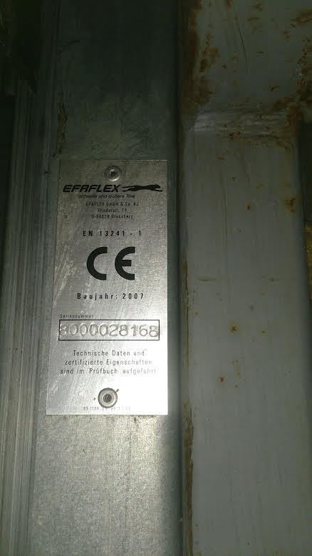 Gyorskapu ipari kapu Efaflex*18 - 2. kép