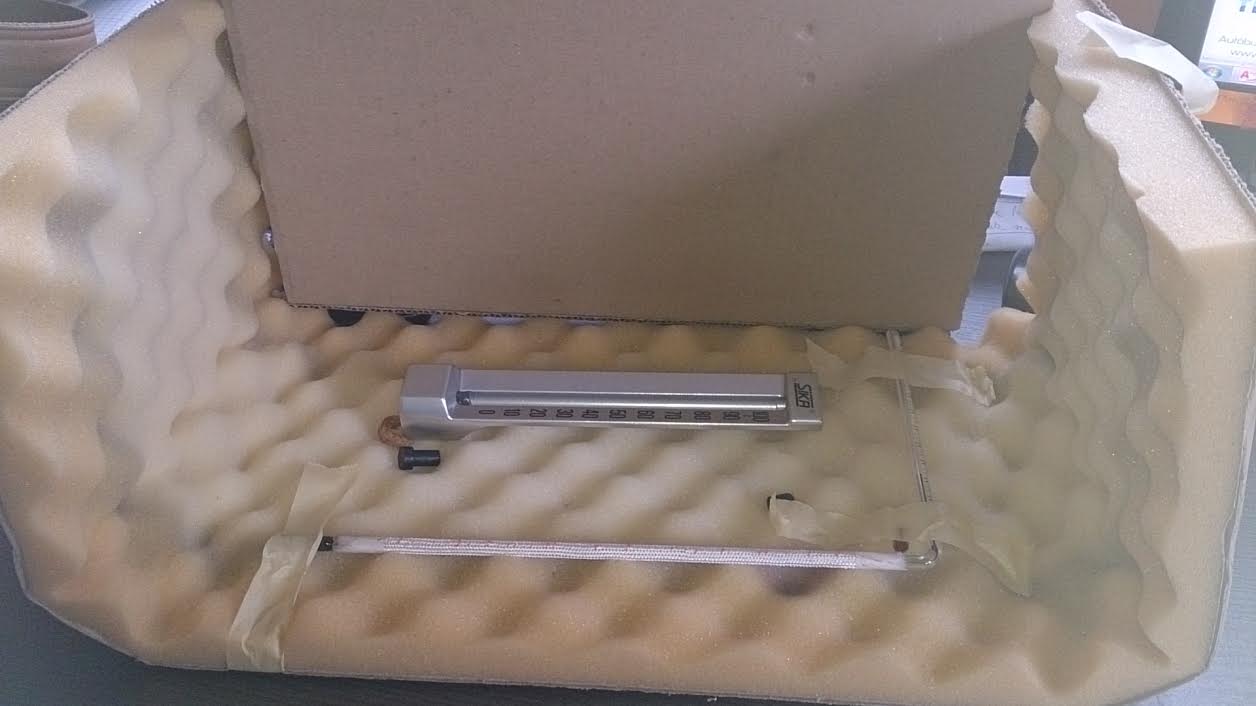 Ipari üveg hőmérő aluminium házzal Sika - 3. kép