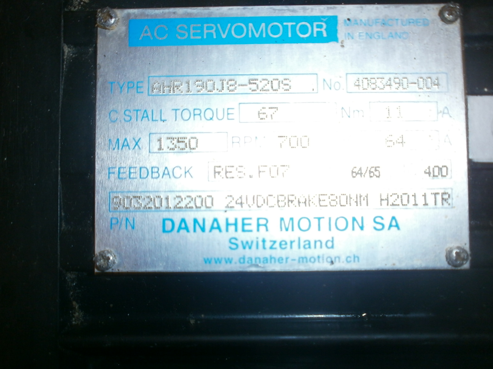 Szervómotor servo motor *18 - 3. kép