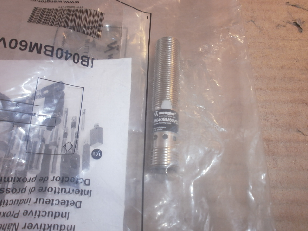 Fotoelektromos szenzor optikai érzékelő Wenglor új - 3. kép