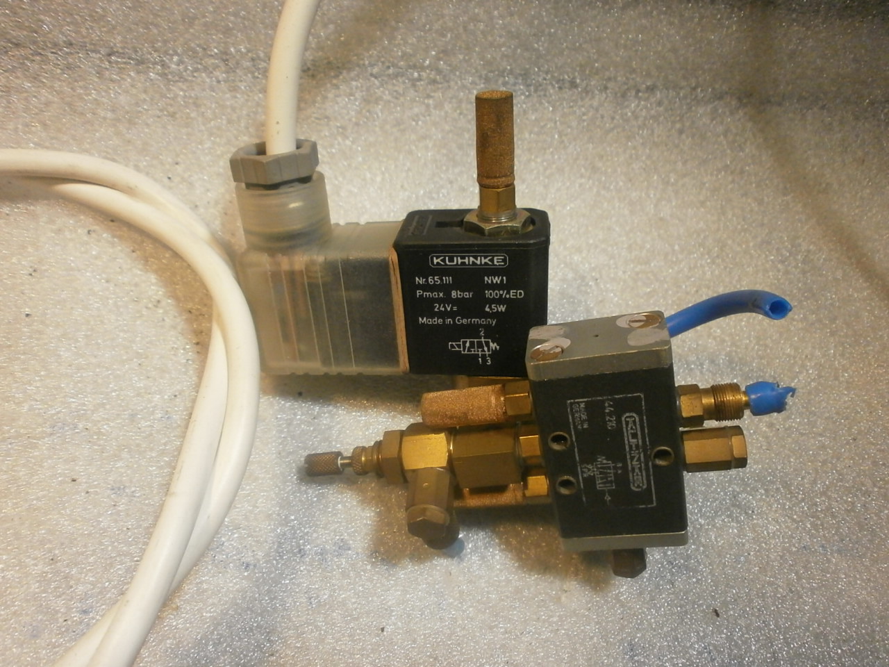 Mikromágnesszelep mágnesszelep pneumatikus Kuhnke - 3. kép