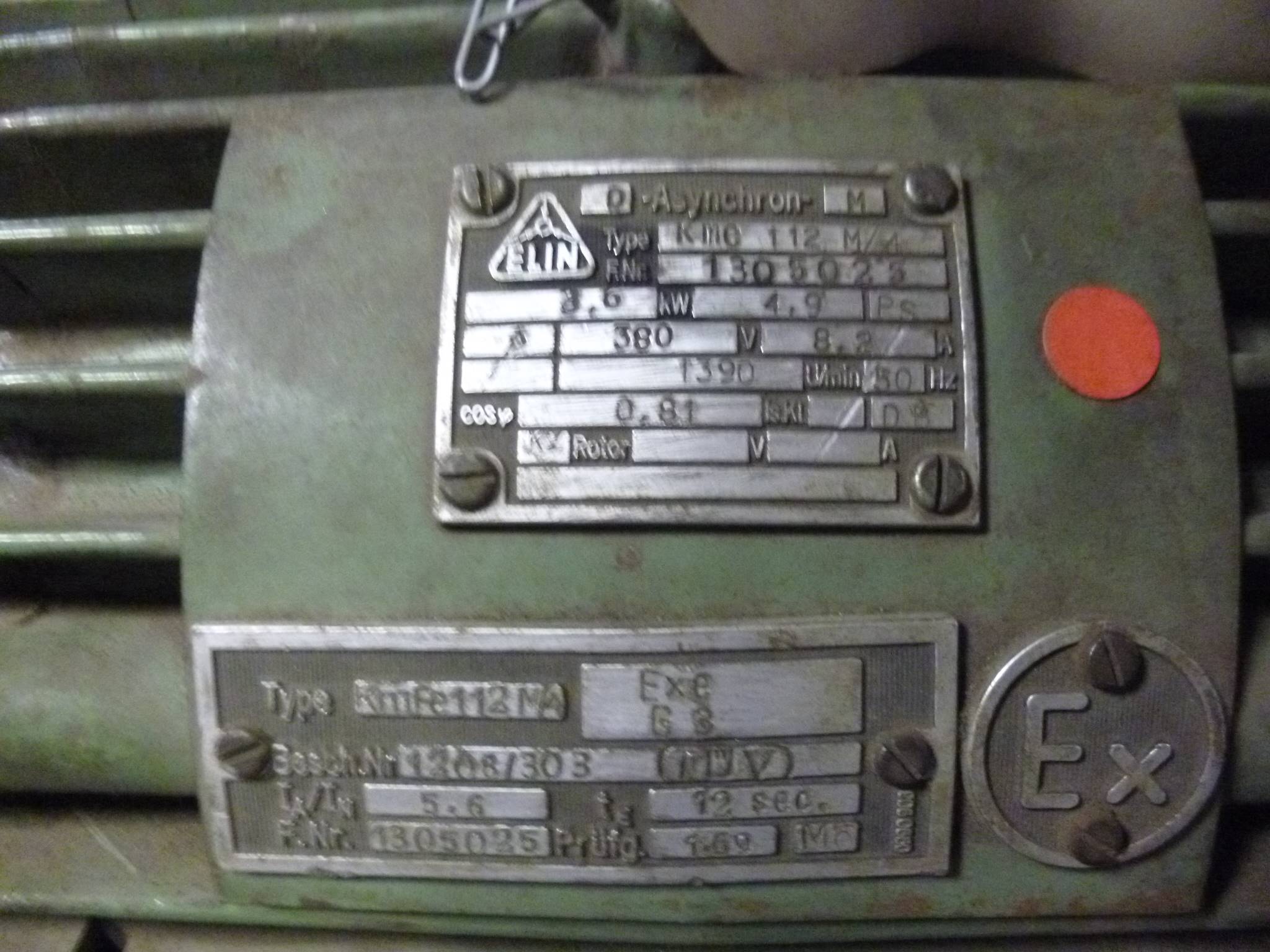 Villanymotor talpas robbanásbiztos 3,6kw - 2. kép
