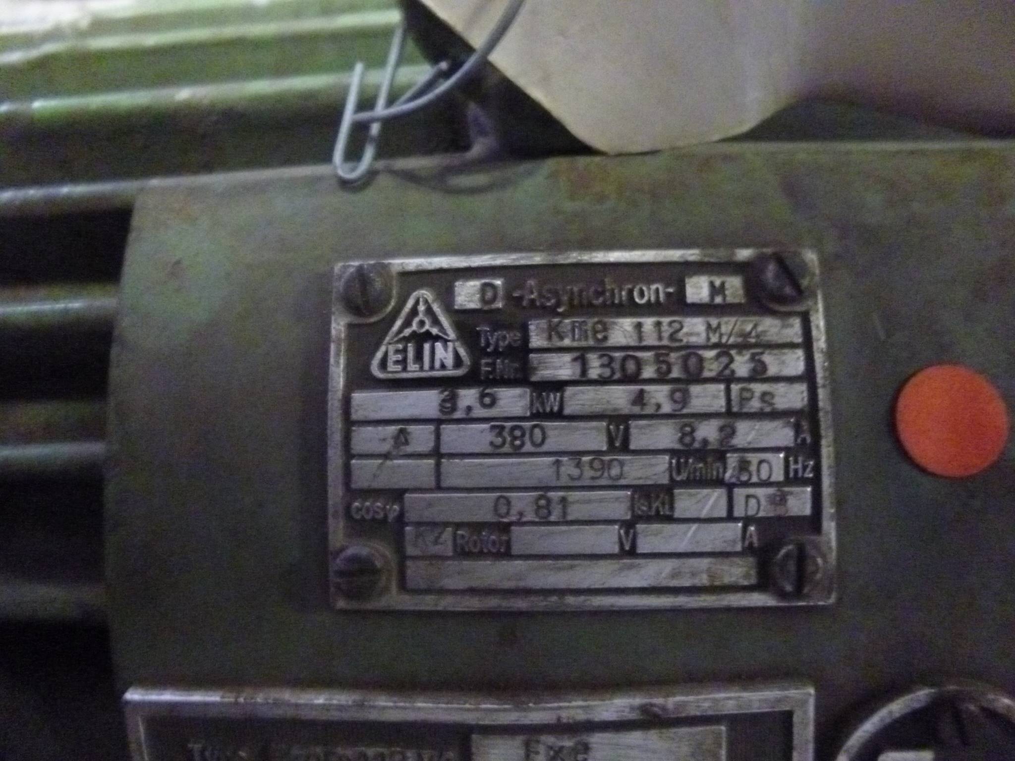 Villanymotor talpas robbanásbiztos 3,6kw - 3. kép
