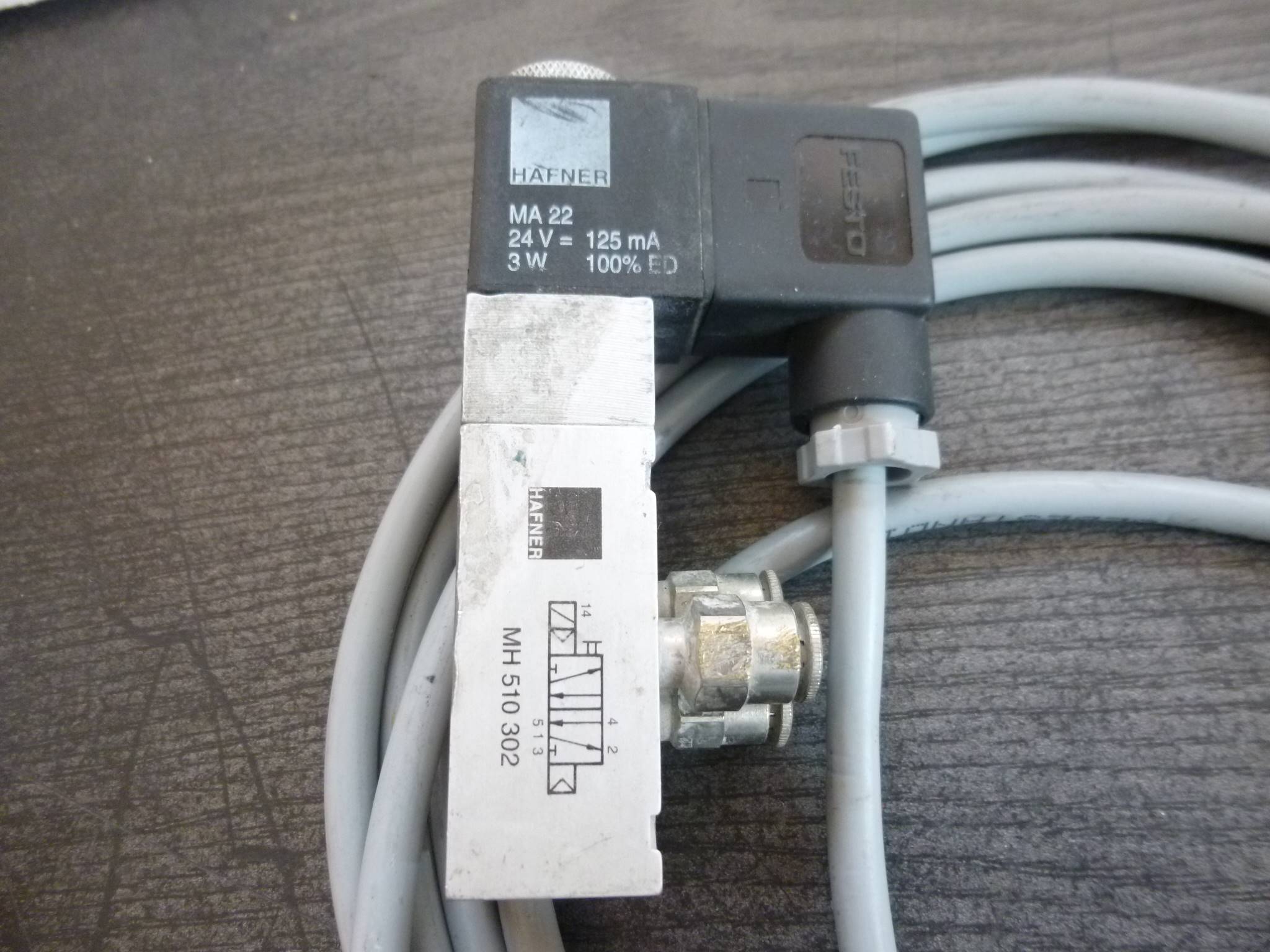Mágnesszelep pneumatikus 5/2 Hafner - 3. kép
