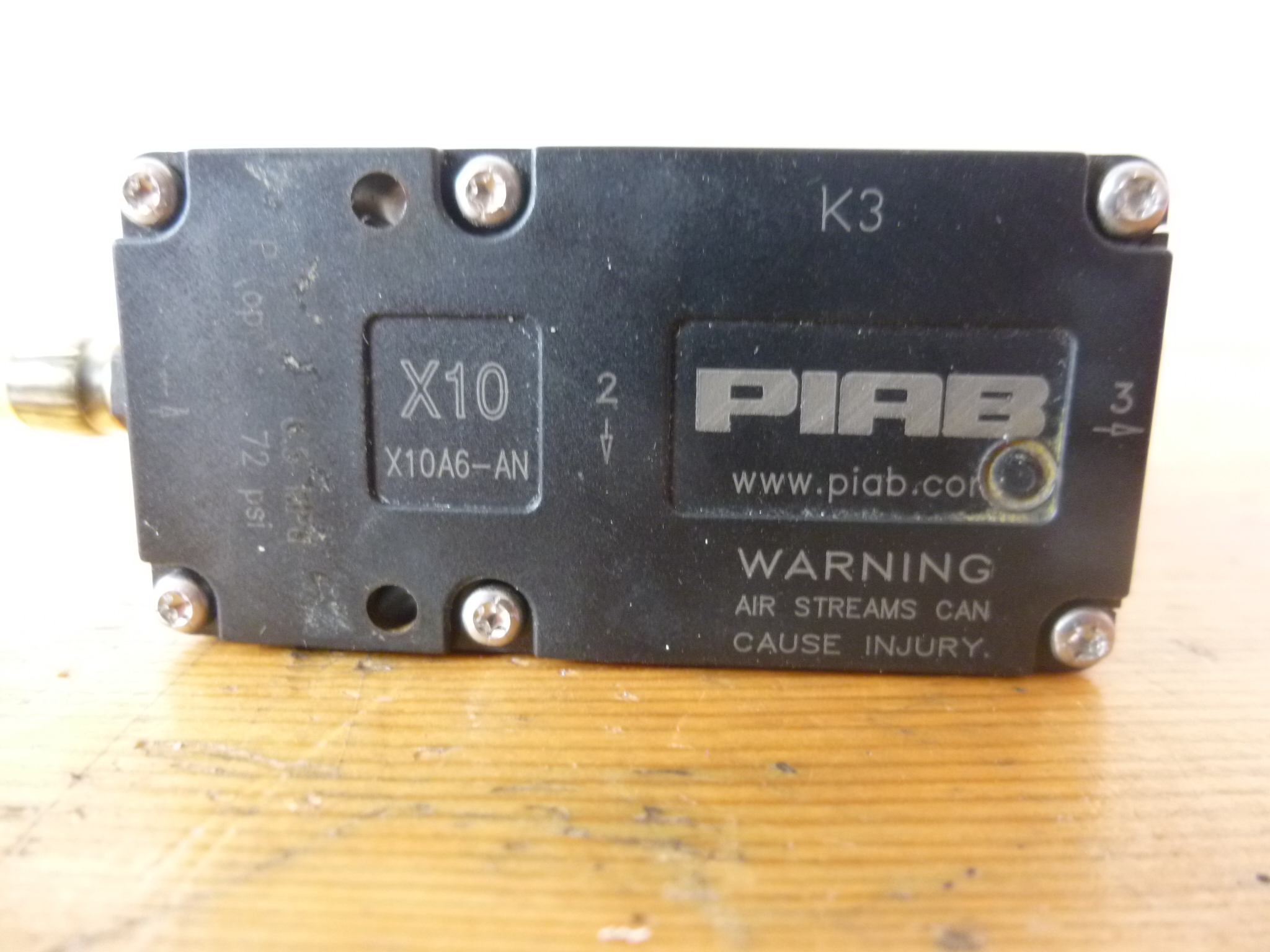 Pneumatikus vákuumgenerátor ejektor Piab - 2. kép