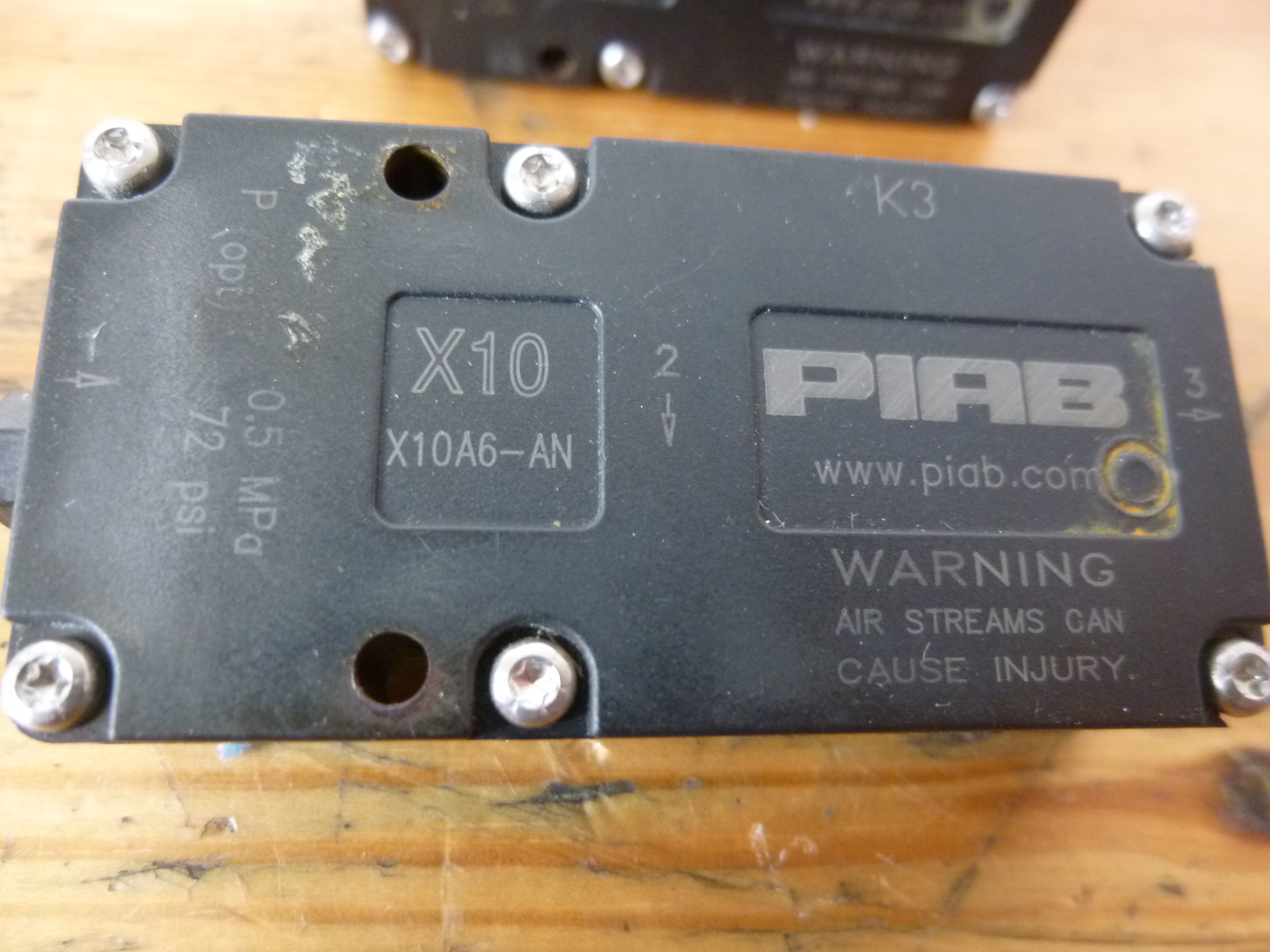 Pneumatikus vákuumgenerátor ejektor Piab - 3. kép