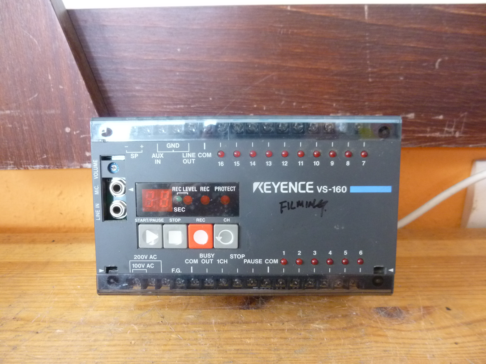 Ipari hangrögzítő felvevő voice alarm Keyence - 2. kép