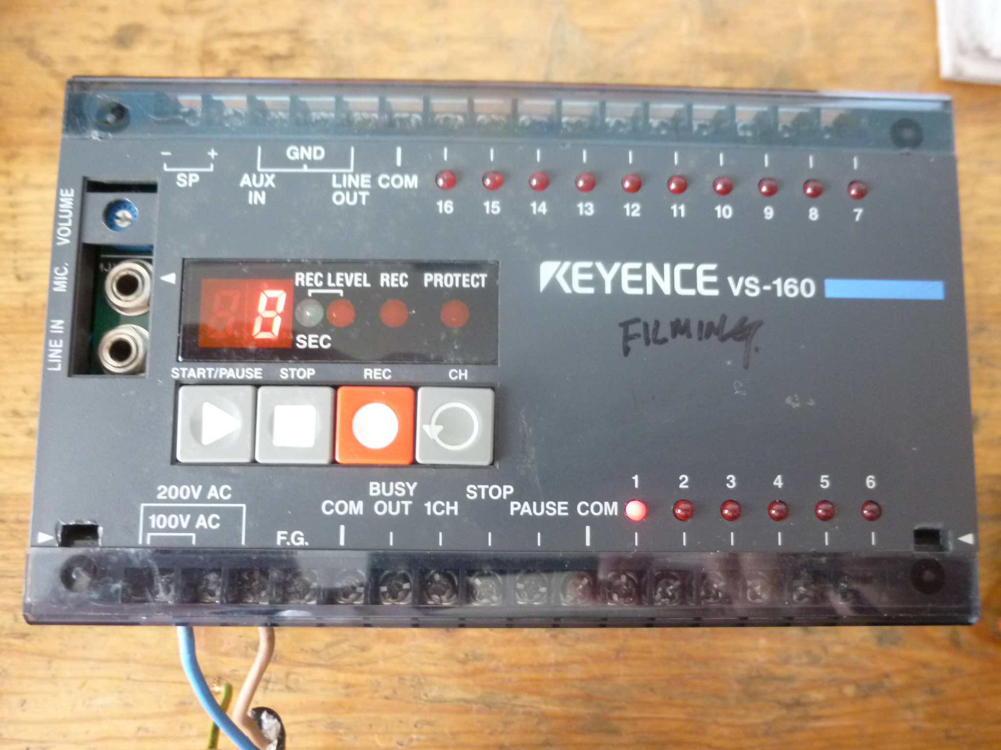 Ipari hangrögzítő felvevő voice alarm Keyence - 3. kép