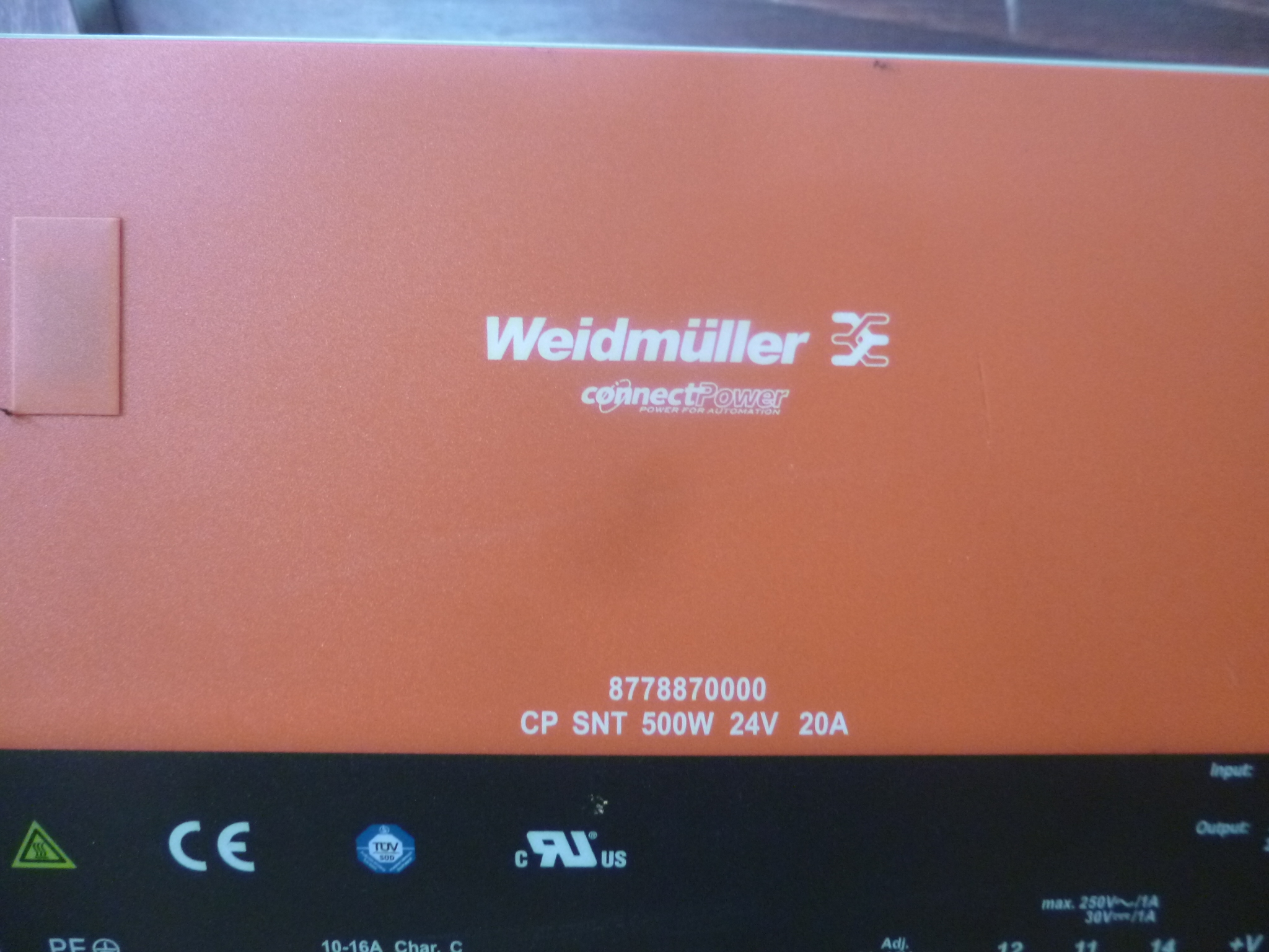 Kapcsolóüzemű tápegység 500W Weidmüller - 3. kép