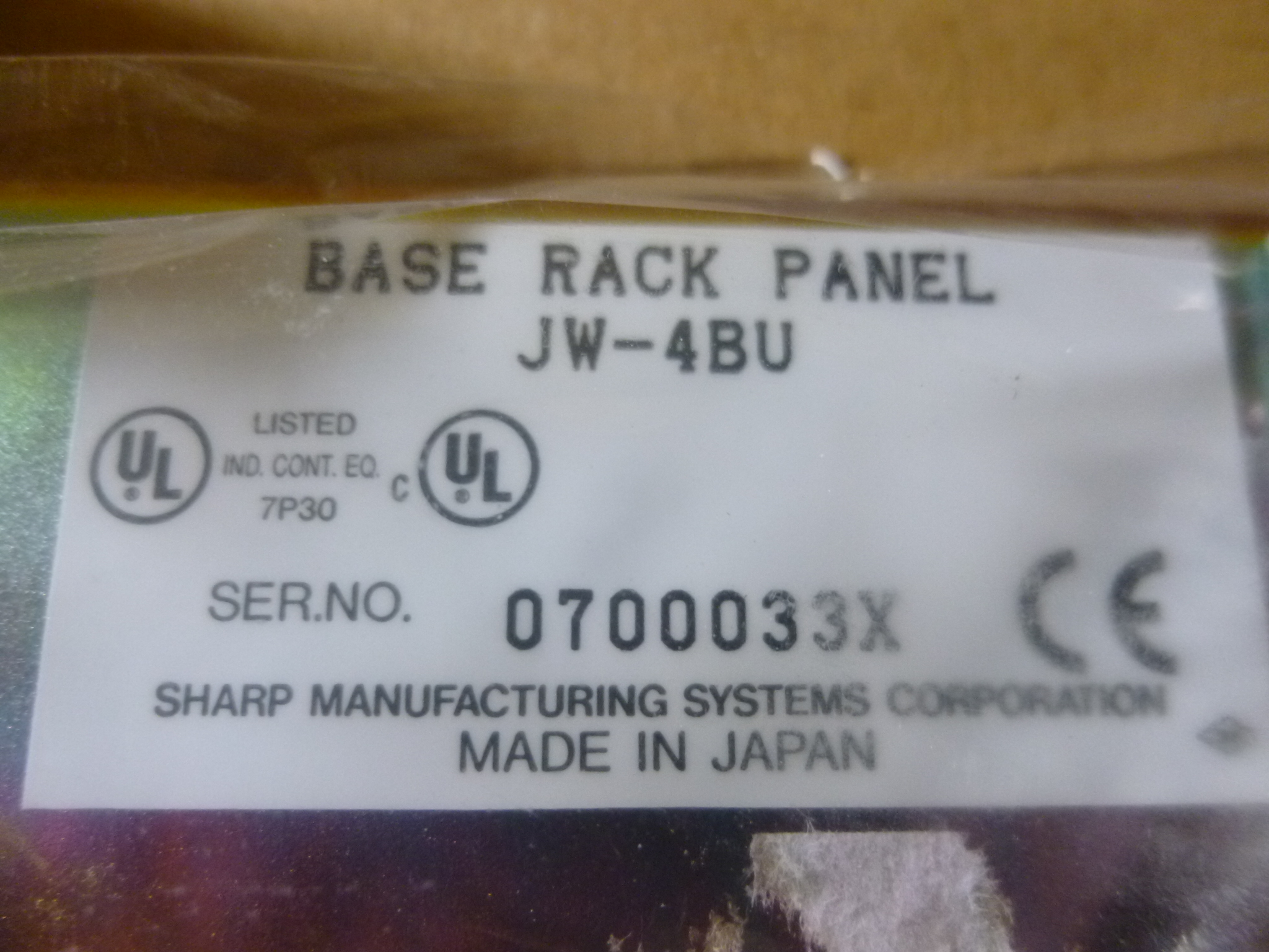 Plc rack panel modul új Sharp - 3. kép