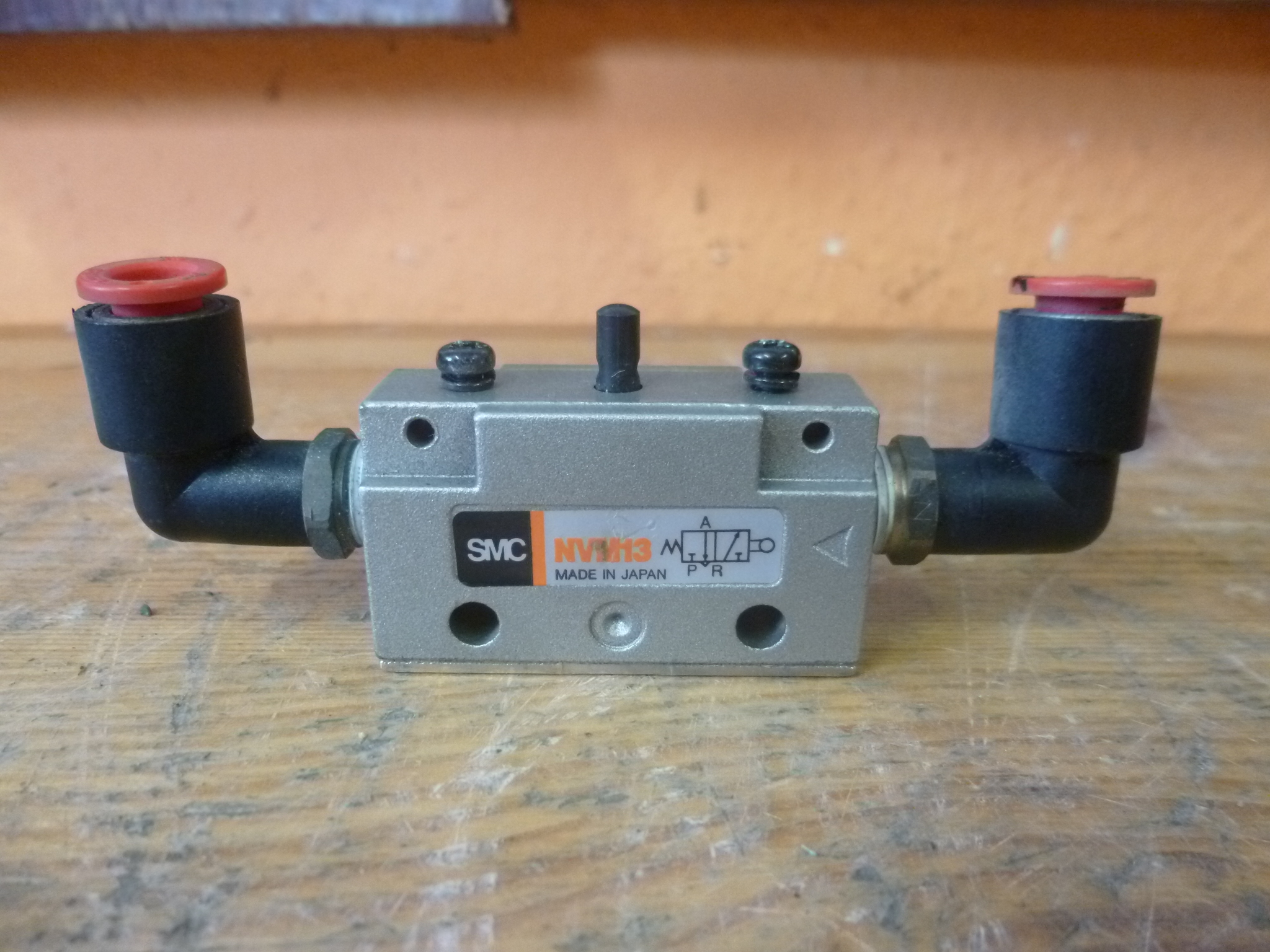 Mechanikus szelep nyomógombos szelep 3/2 Smc - 3. kép