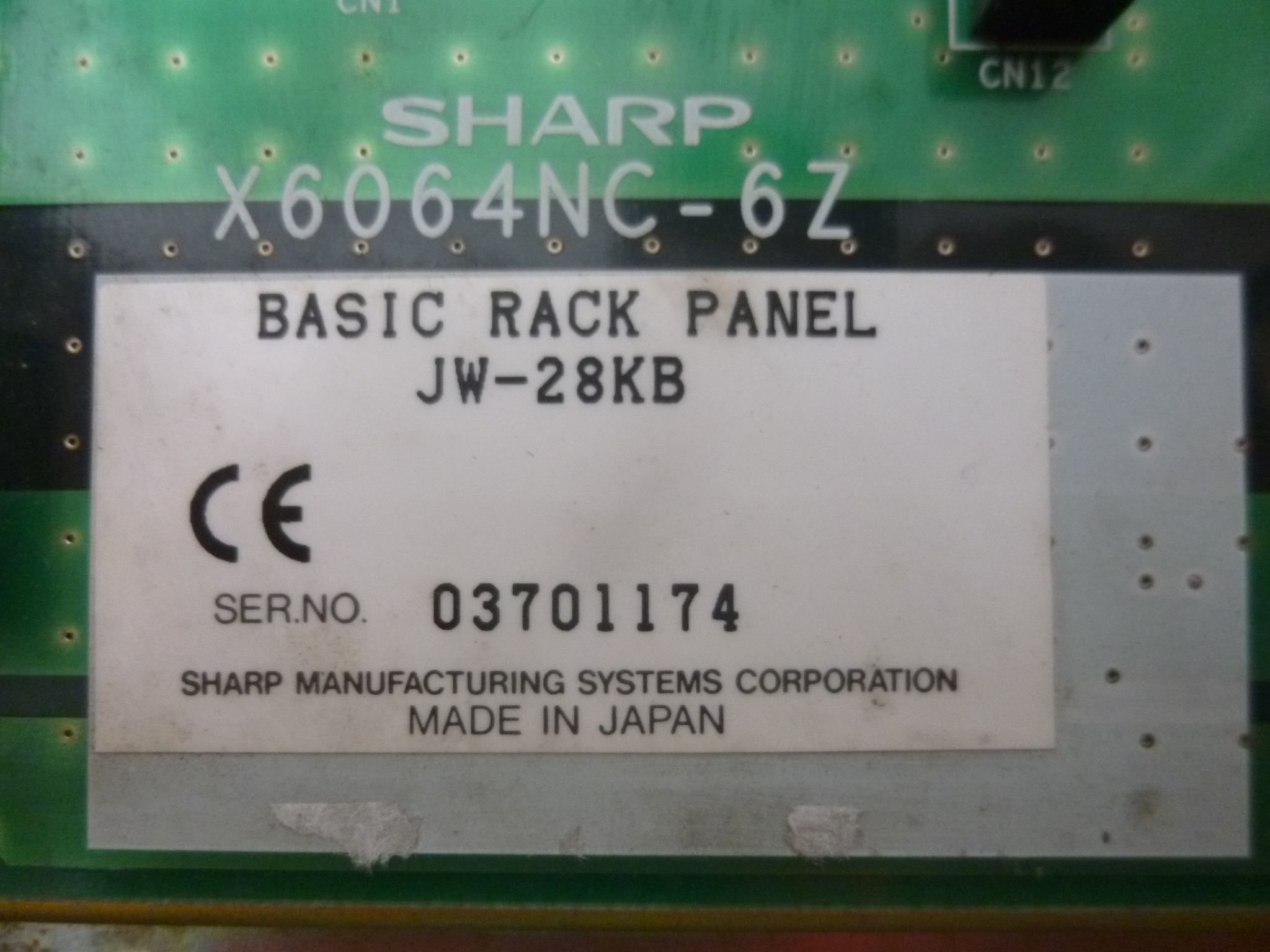 Plc rack panel modul Sharp - 3. kép