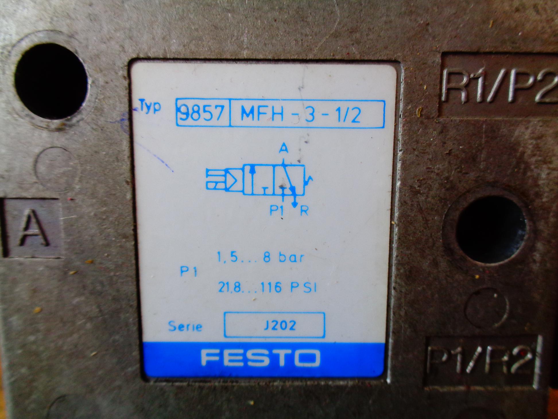 Mágnesszelep pneumatikus 3/2 - 6. kép