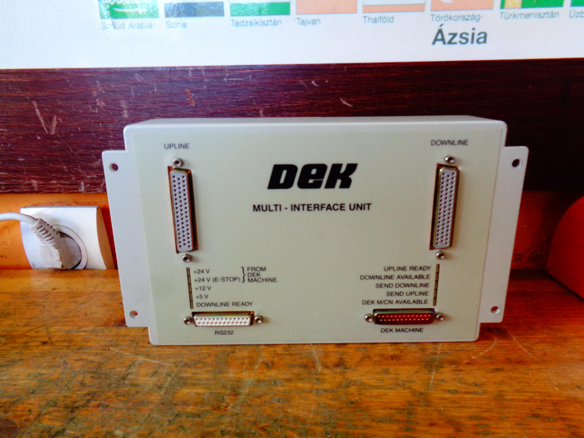 Interfész egység Multi interface unit