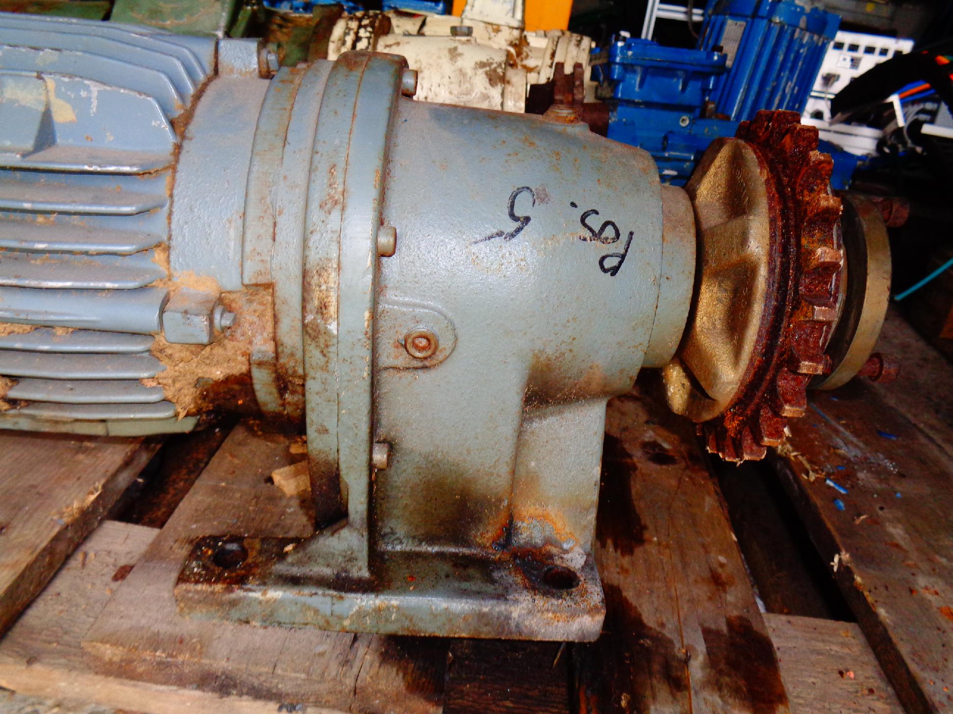 Hajtóműves villanymotor fékes 1,5kw - 4. kép