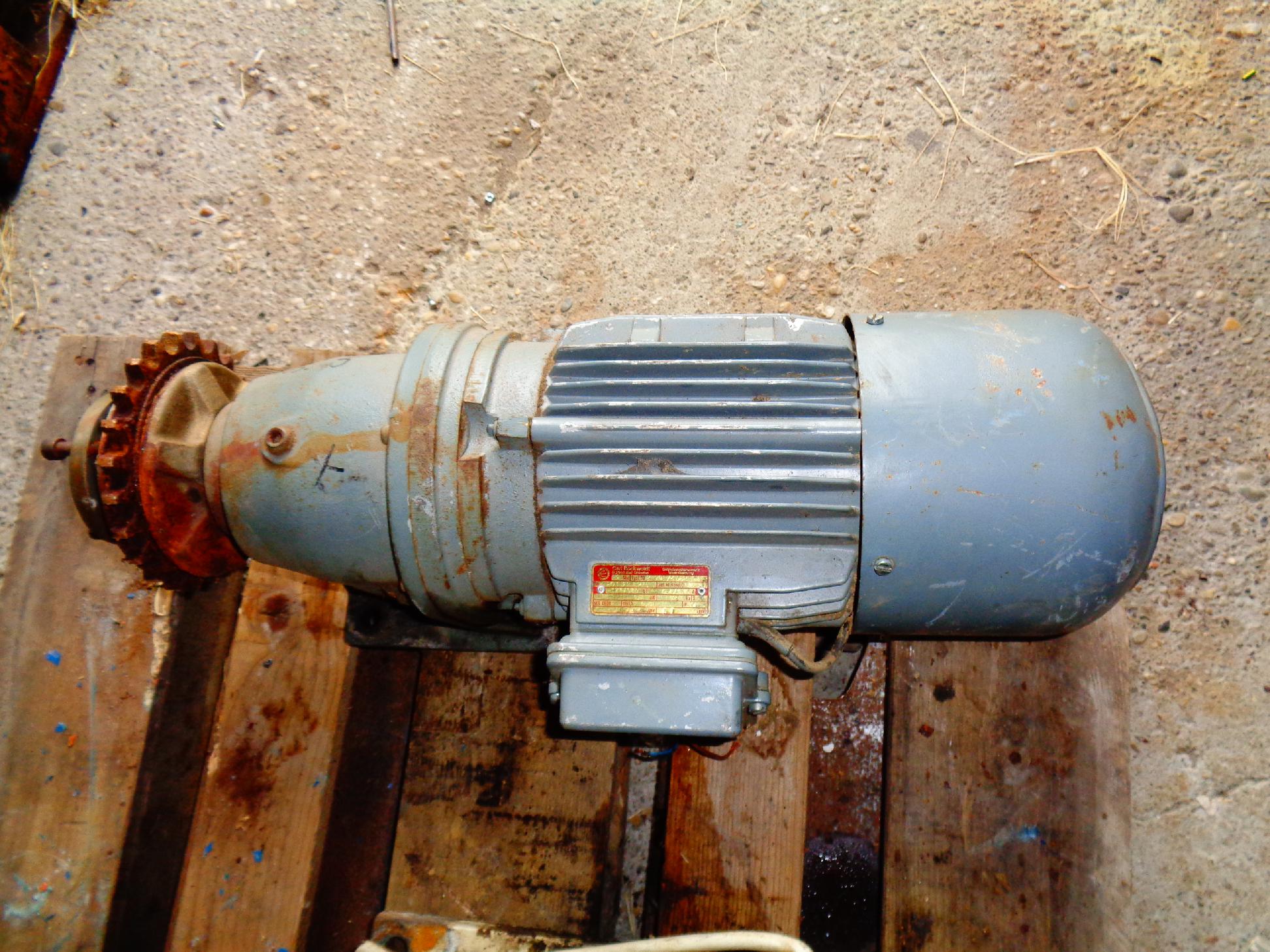 Hajtóműves villanymotor fékes 1,5kw - 5. kép