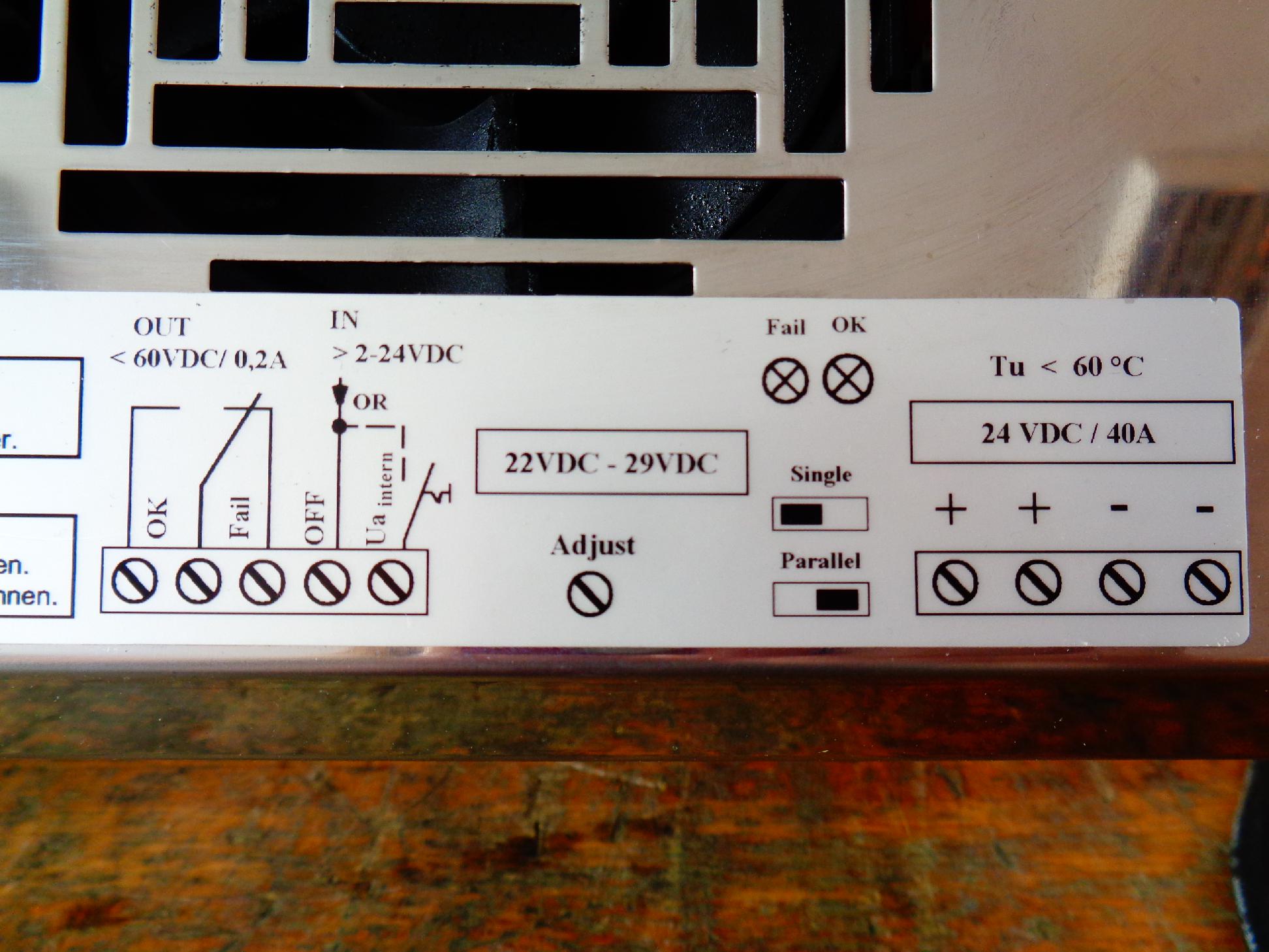 Tápegység 380Vac / 24Vdc / 960W - 7. kép
