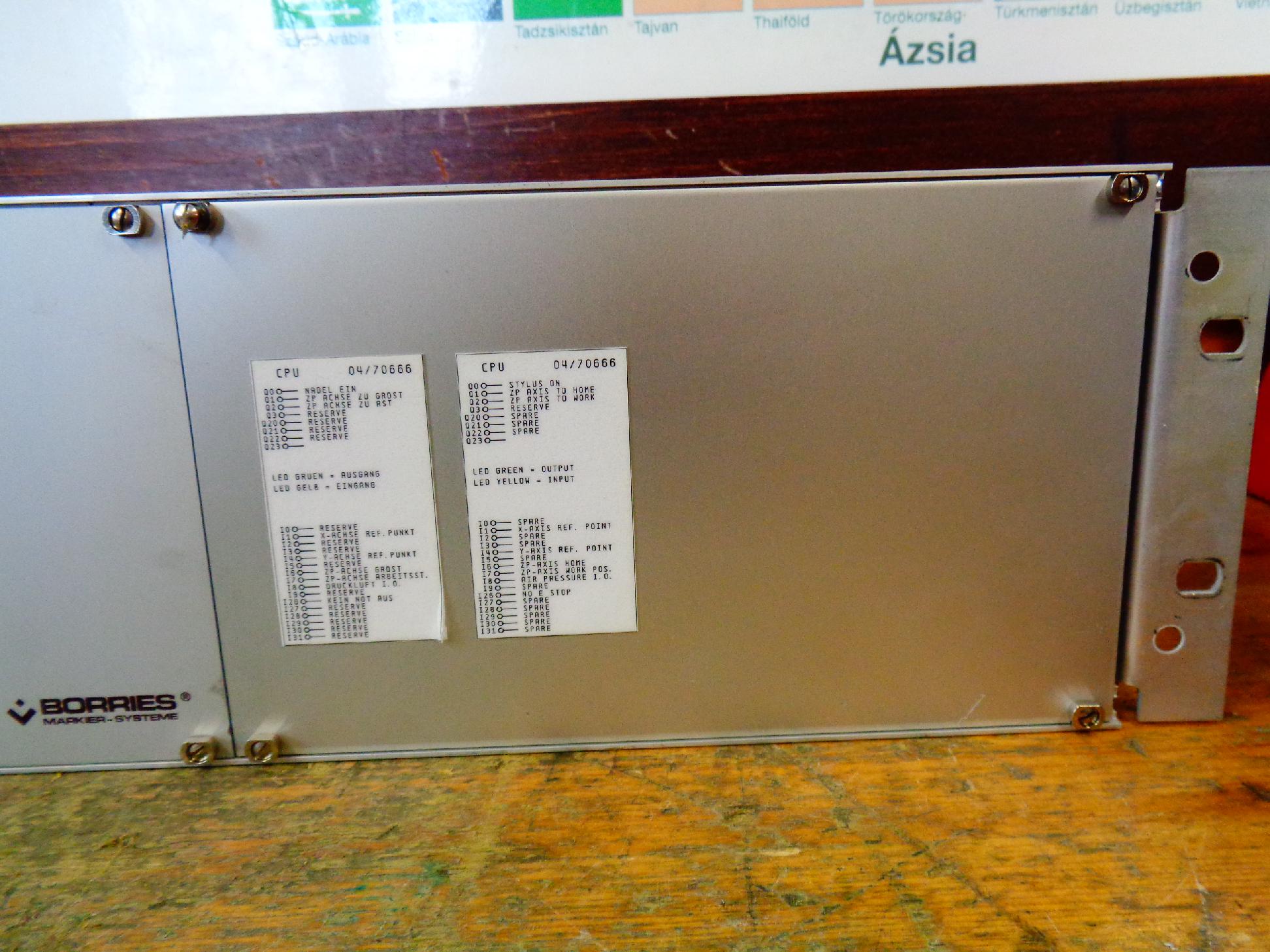 Jelölőrendszer vezérlő modul cpu egység - 7. kép