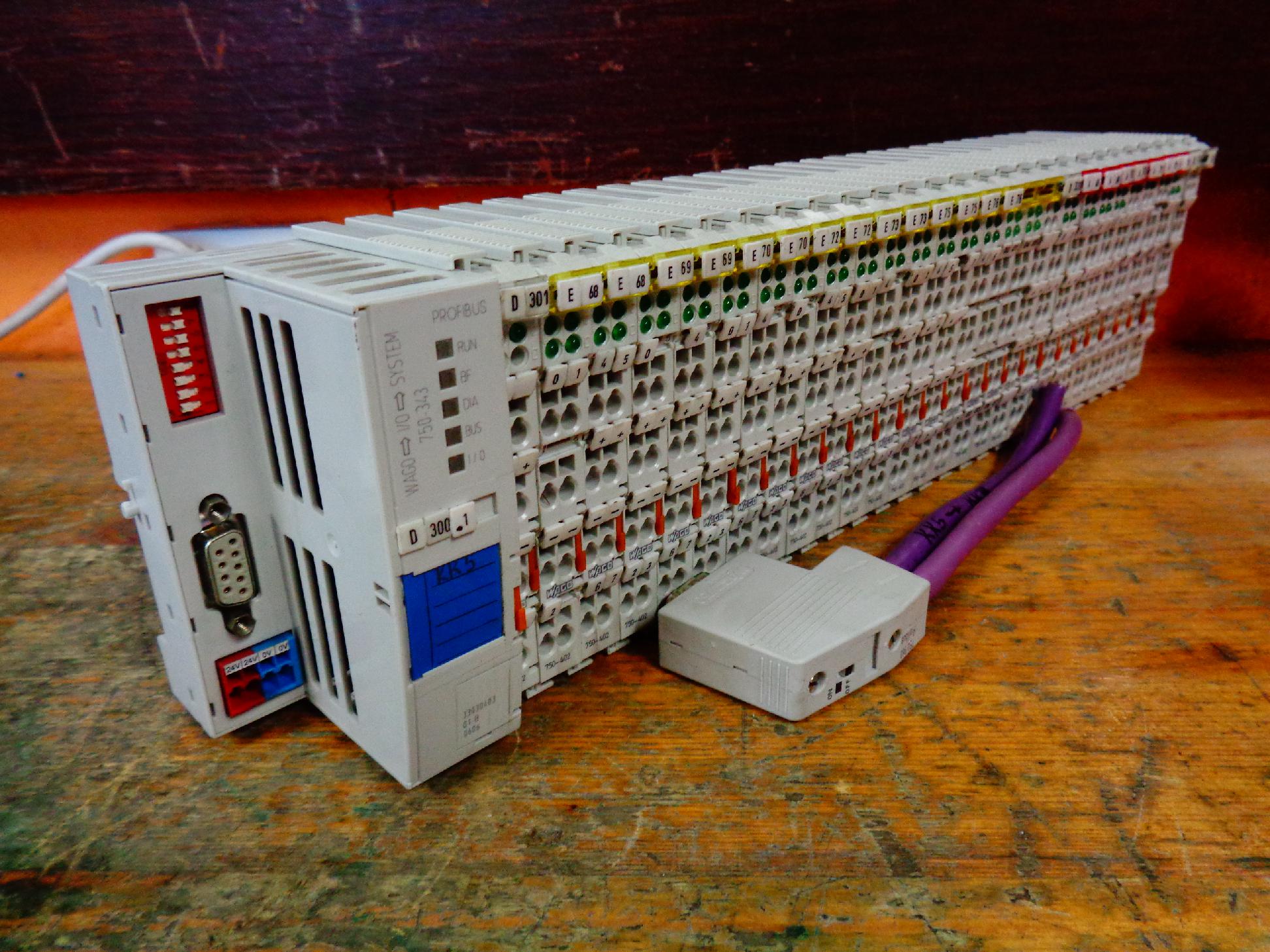 I/O és terepi busz terminál profibus csatoló - 2. kép