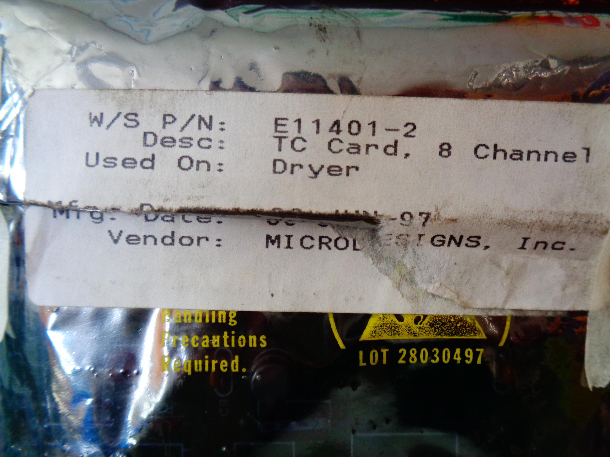 Plc modul TC card 8 channel kártya - 4. kép