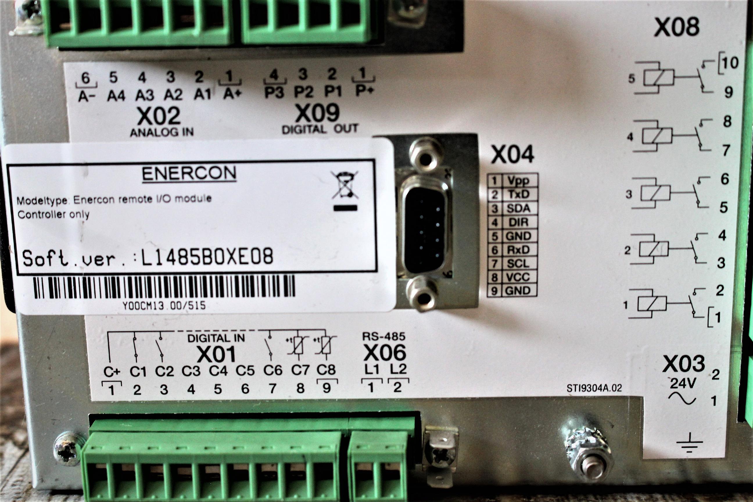 Kompresszor vezérlő I/O modul - 7. kép
