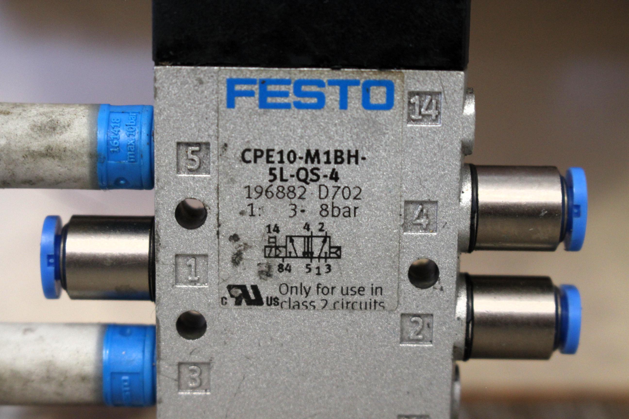 Mágnesszeleptömb pneumatikus 5/2 - 4. kép