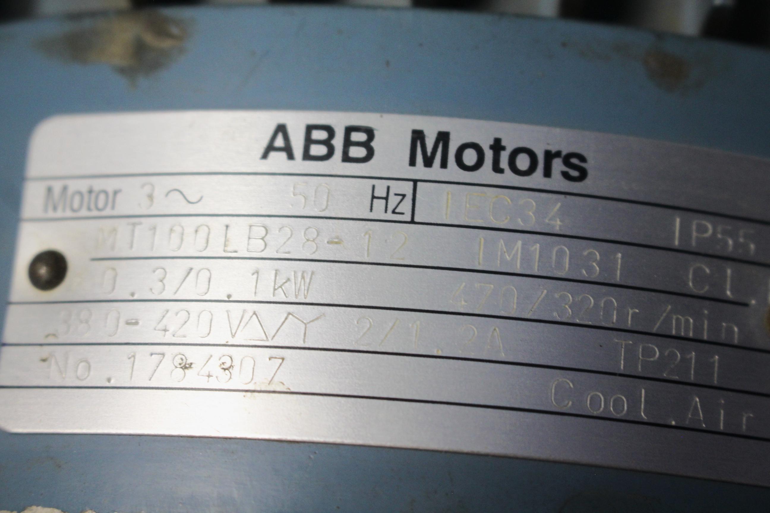Villanymotor talpas dalander 0,3/0,1kw ABB - 5. kép
