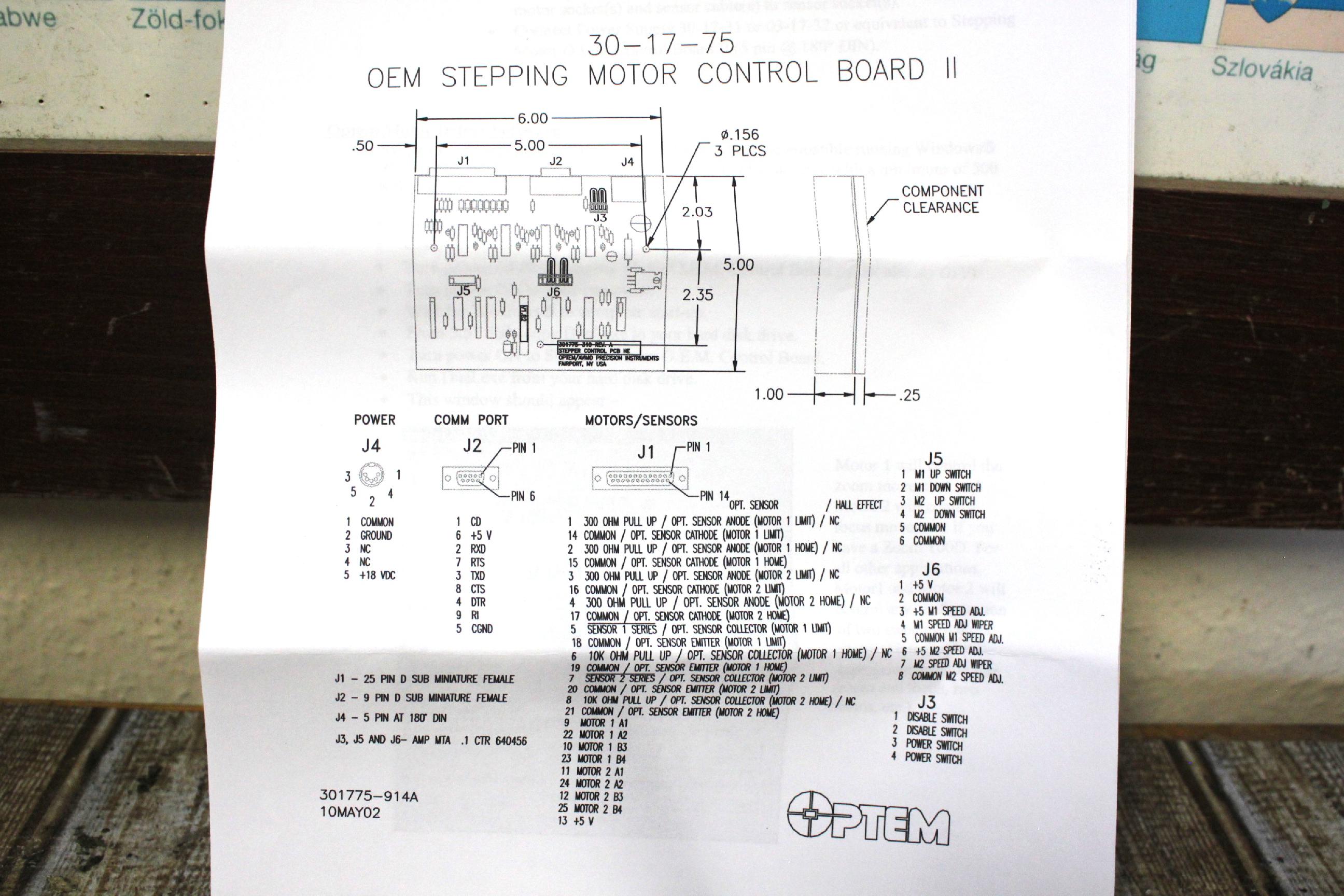 Léptetőmotor vezérlő kártya stepper motor control - 6. kép