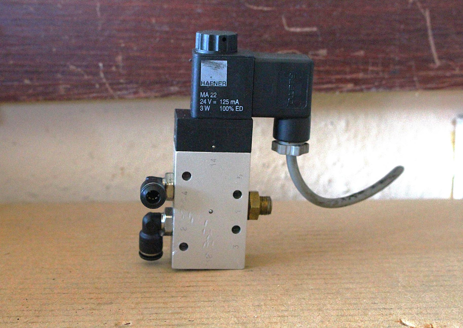 Mágnesszelep pneumatikus 5/2 Hafner - 2. kép