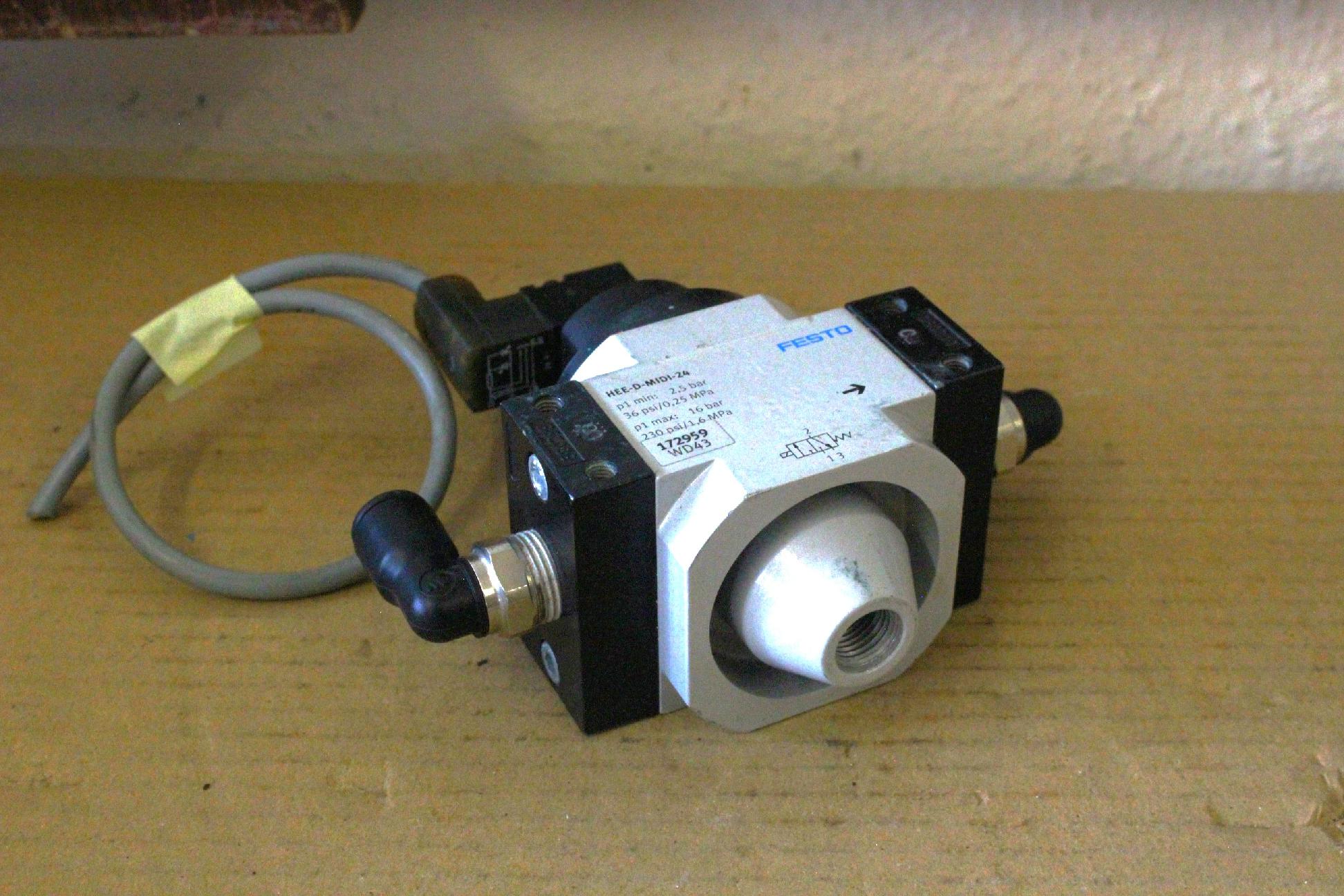 Bekapcsolószelep pneumatikus rendszerhez elektromos Festo - 3. kép