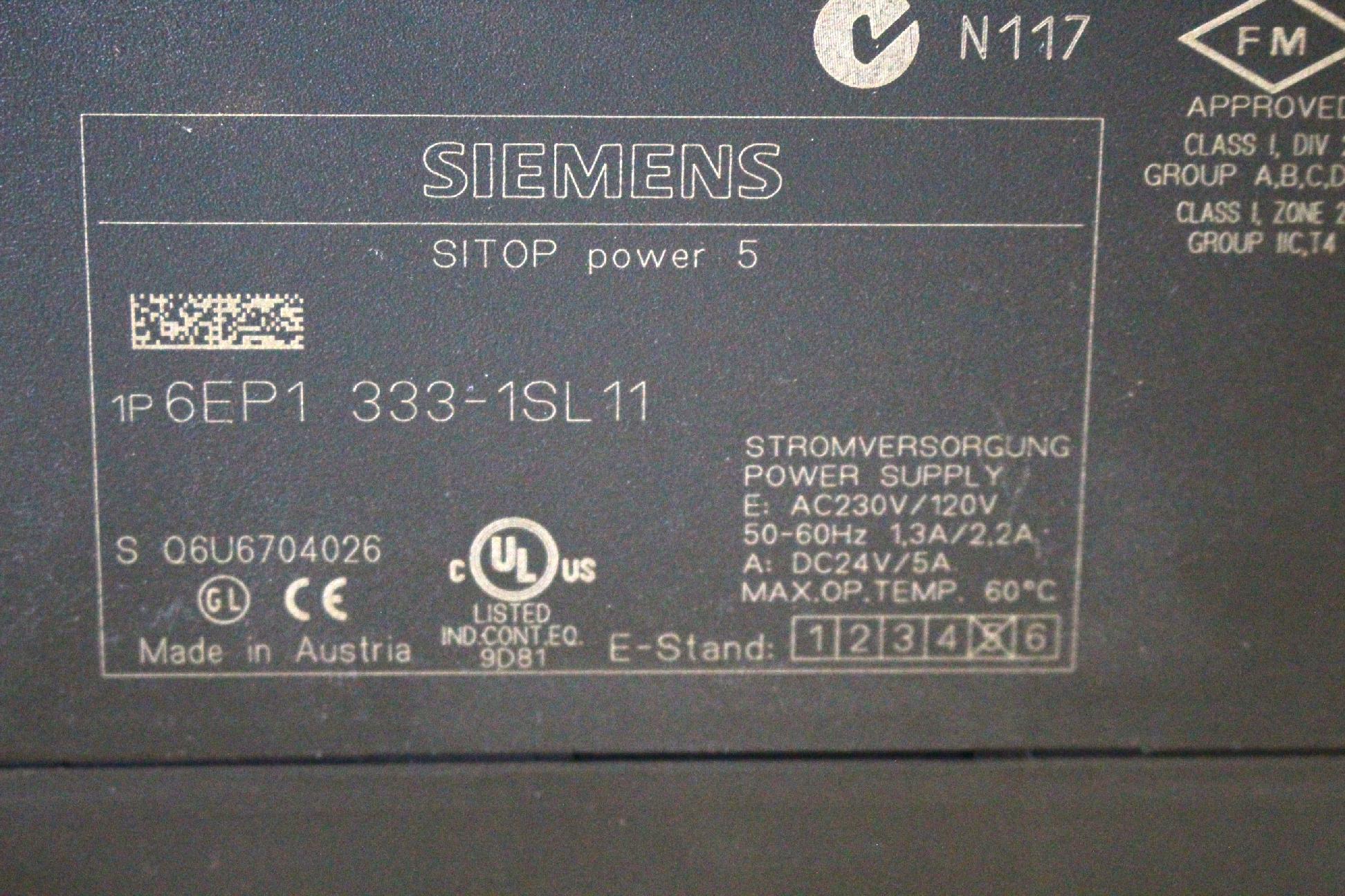 Tápegység 120W Siemens Sitop Power 5 - 4. kép