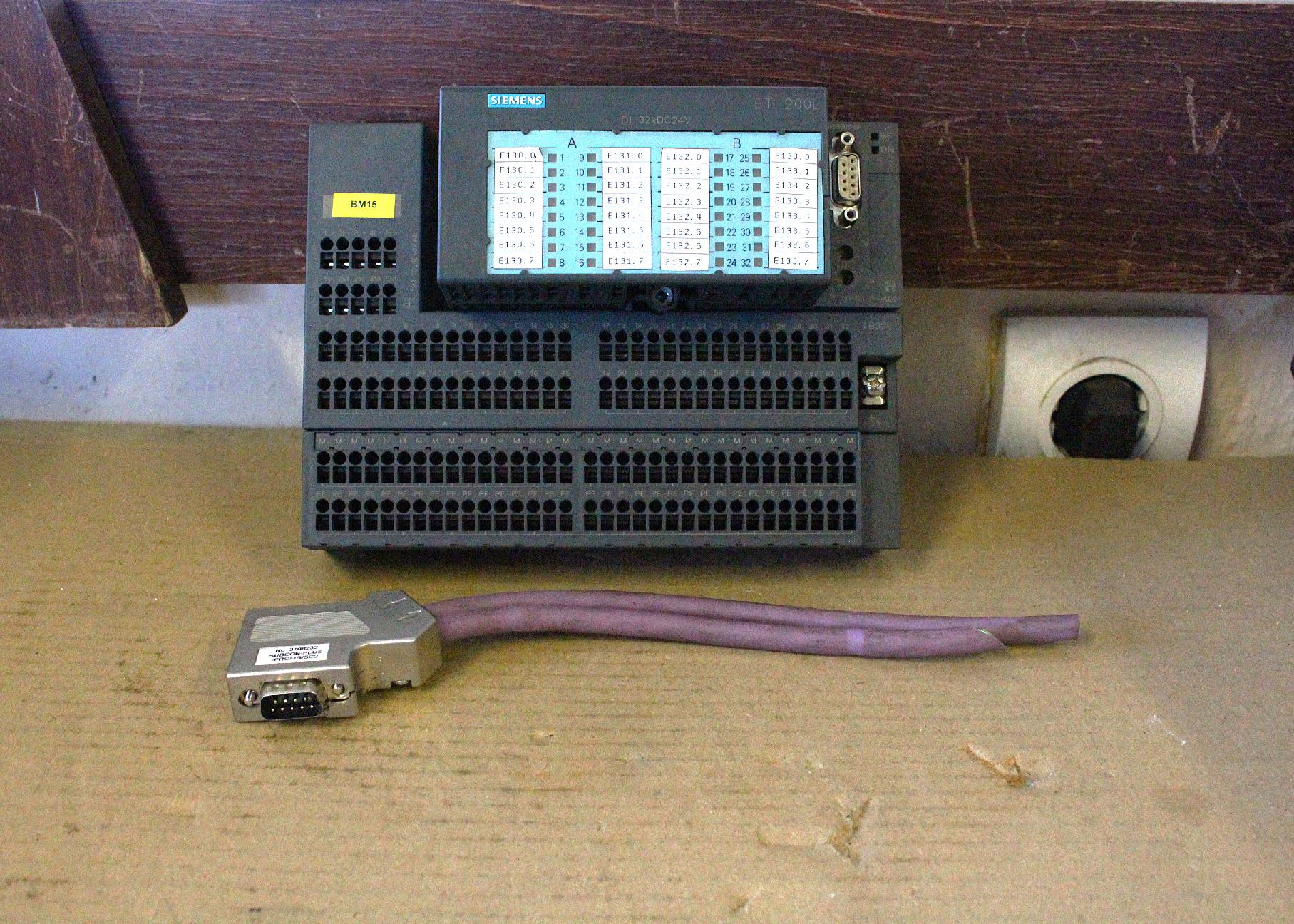 Plc intput egység modul Simatic DP ET 200L-hoz profibusz csatlakozóval