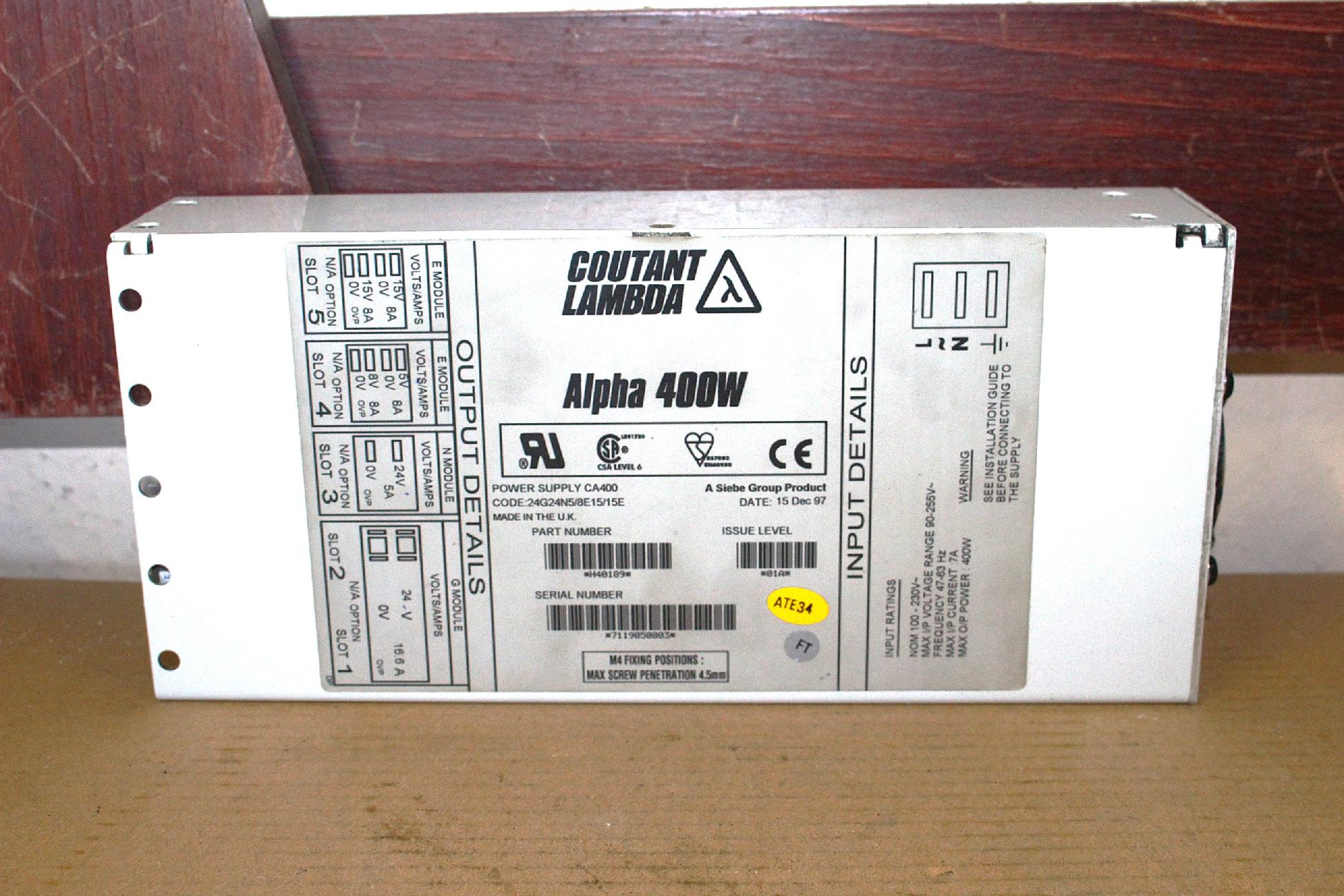 Kapcsolóüzemű tápegység 5 kimenet 400W 5Vdc 8Vdc 15Vdc 24Vdc