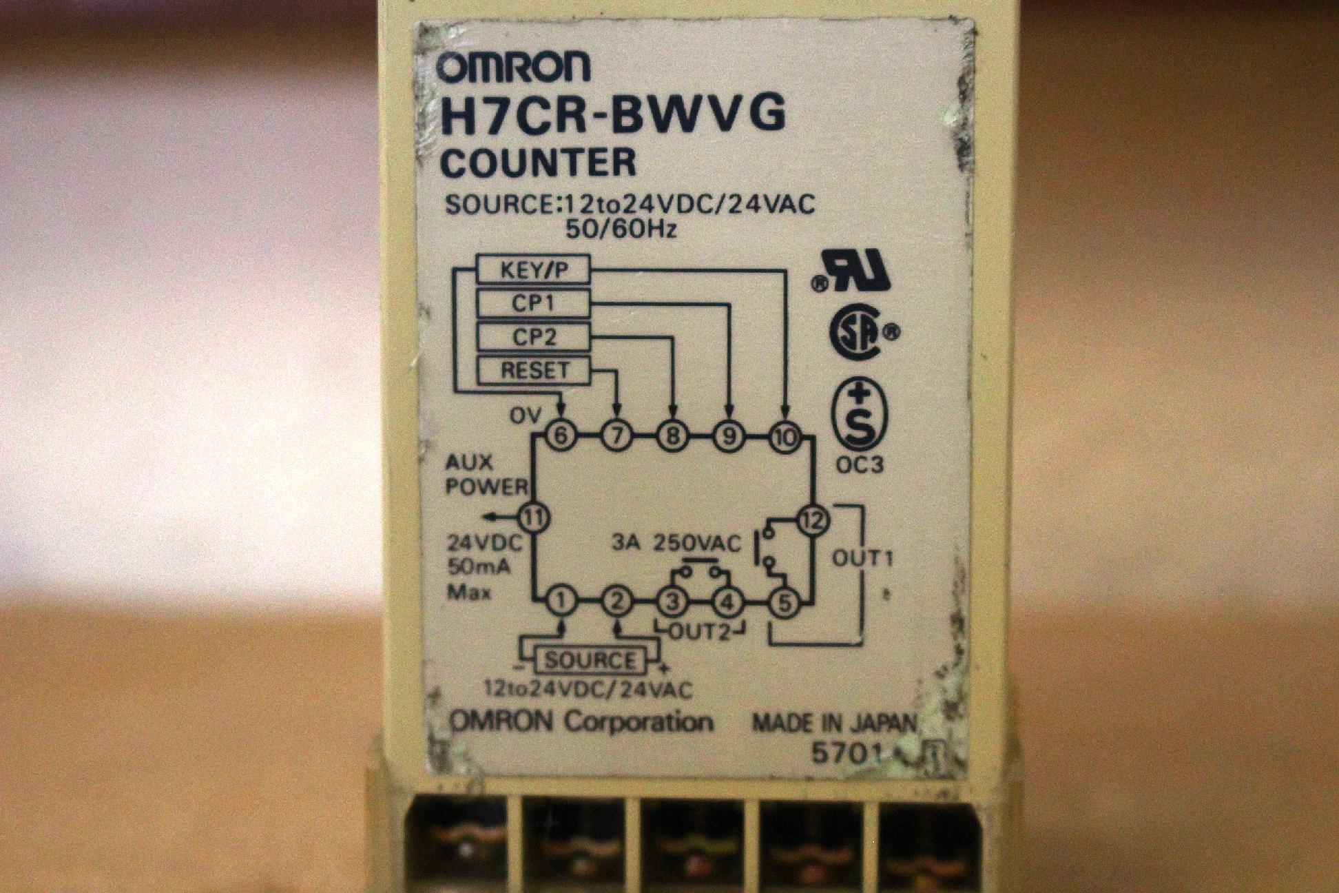 Digitális számláló H7CR Omron - 5. kép