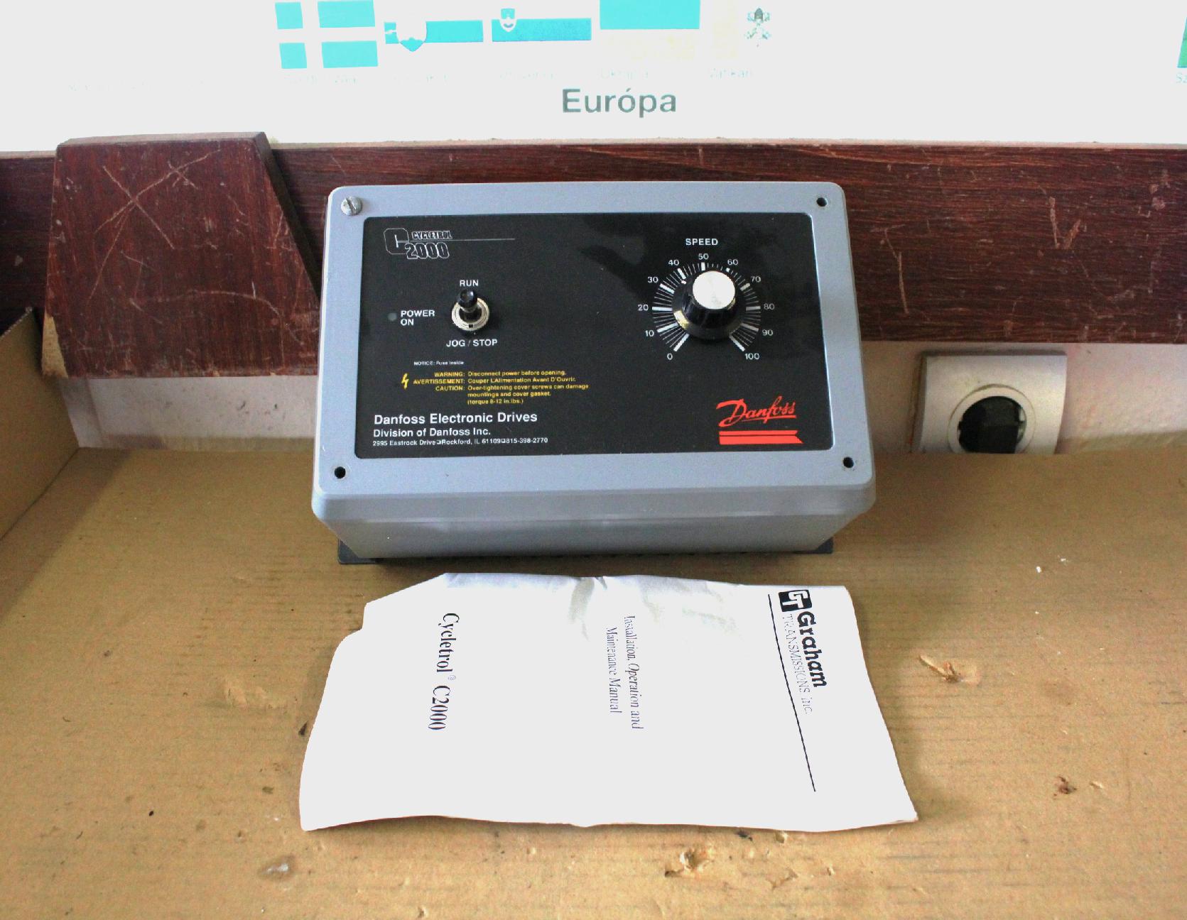 DC motor fordulatszám szabályzó Danfoss