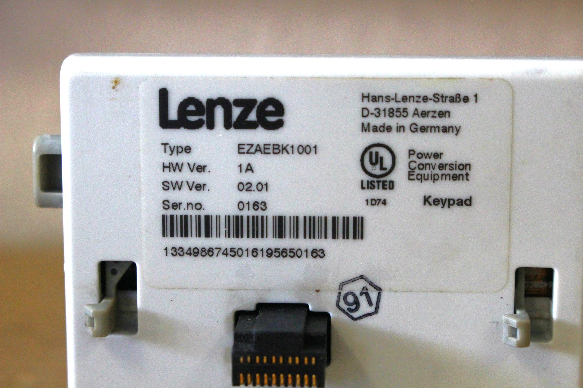Vezérlő panel frekvenciaváltóhoz Lenze - 3. kép