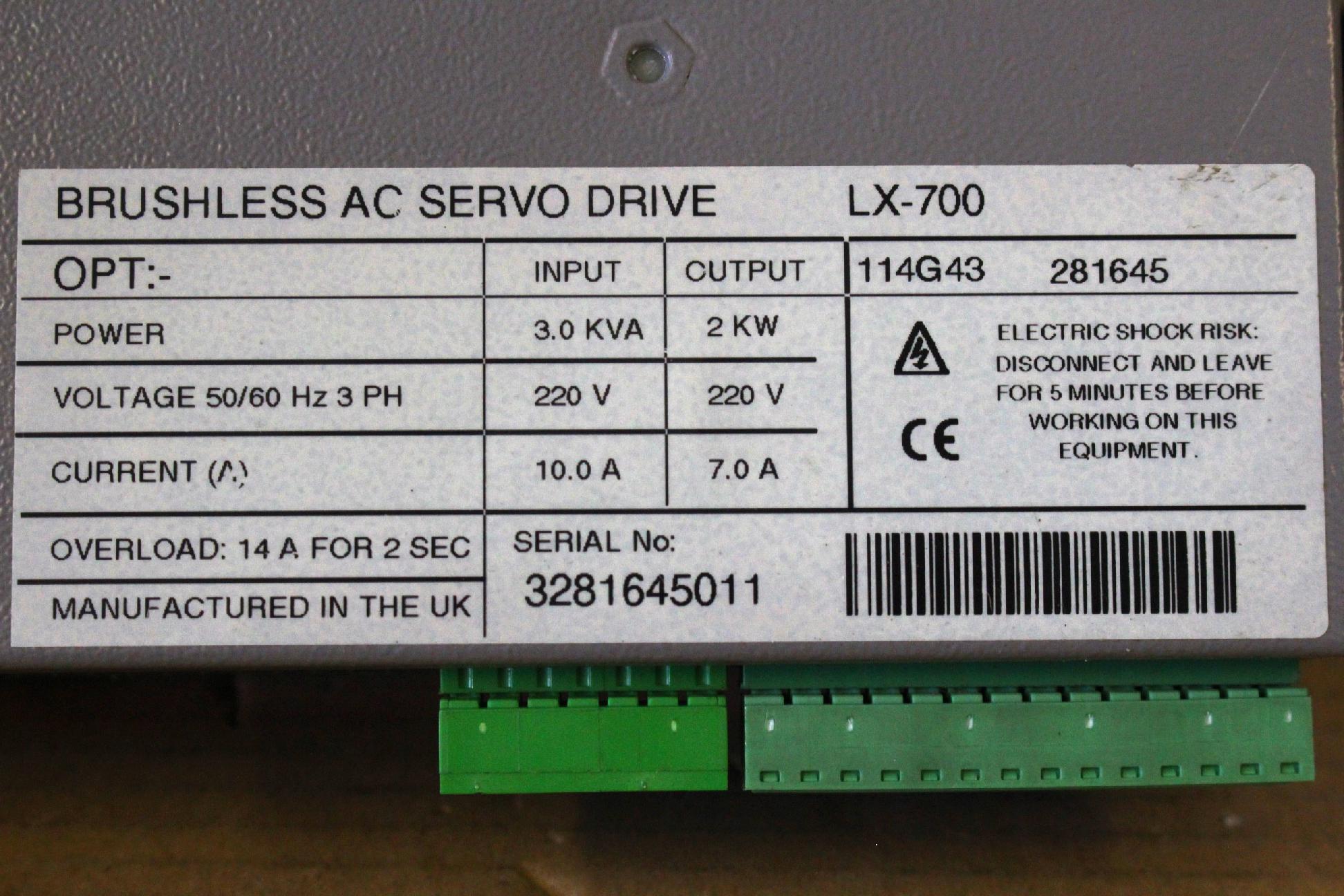 Ac szervómotor vezérlő servo drive Emerson - 3. kép