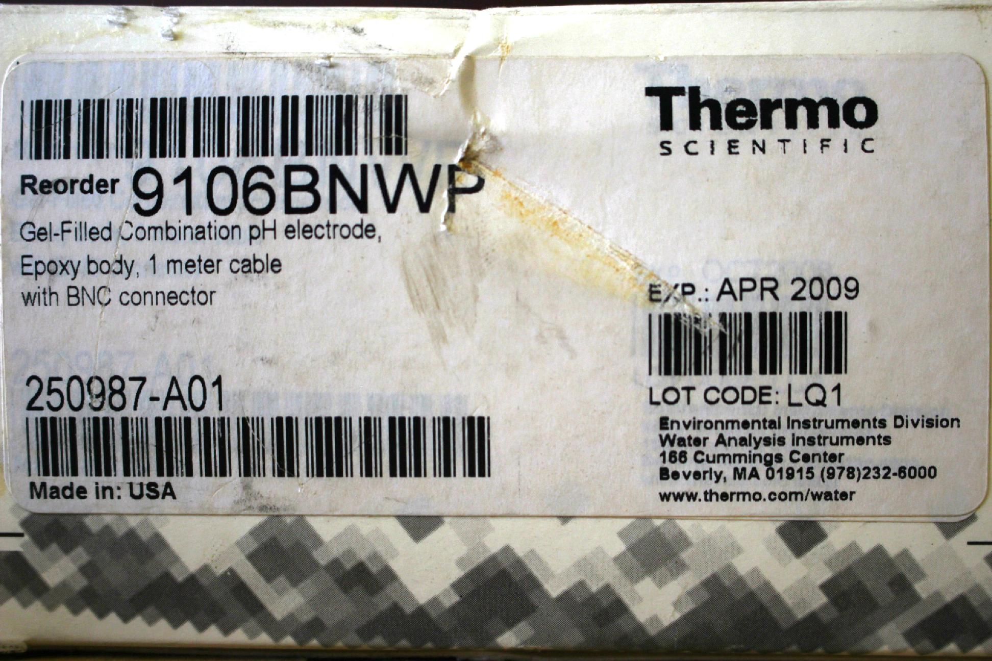 Kombinált pH szenzor elektróda Thermo-Scientific - 4. kép
