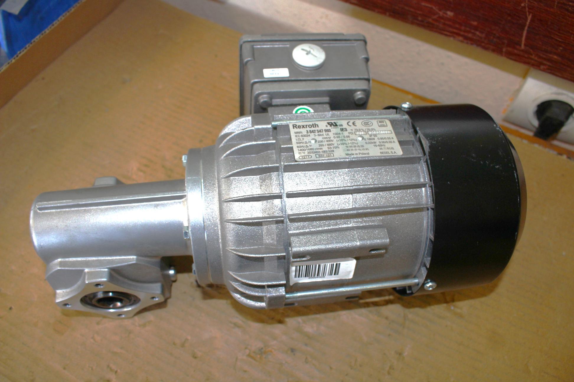 Hajtóműves villanymotor 0,18kw Rexroth - 6. kép