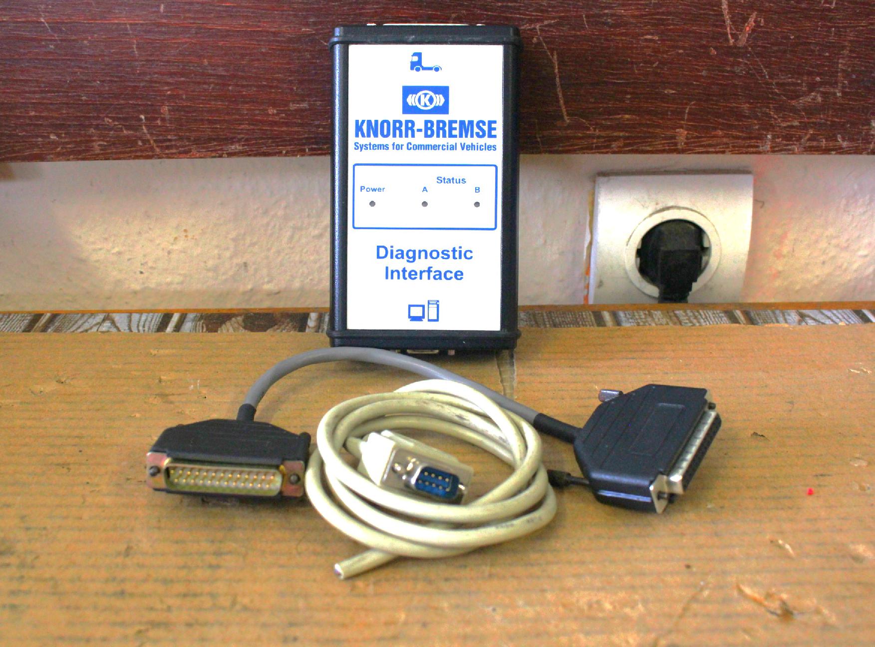 Diagnosztikai interface diagnosztizáló berendezés teherautóhoz Knorr-Bremse