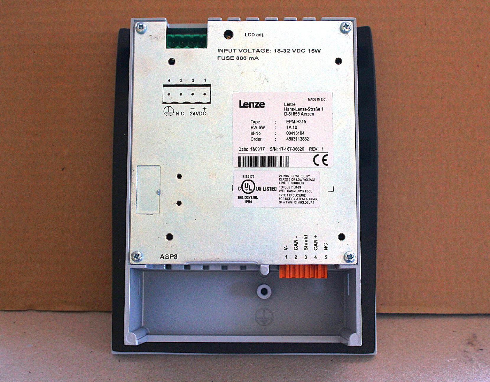 HMI kezelőpanel vezérlő kijelző terminál Lenze - 3. kép