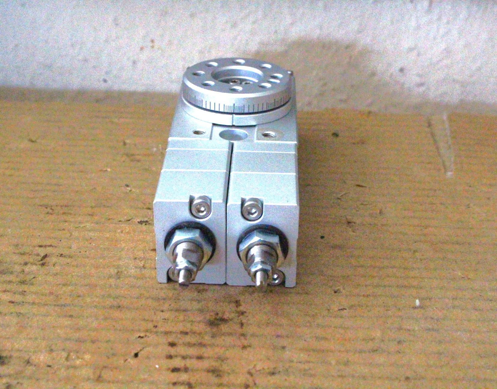Pneumatikus forgató hajtás féligforgó hajtómű fordítómű 190°-os - 4. kép